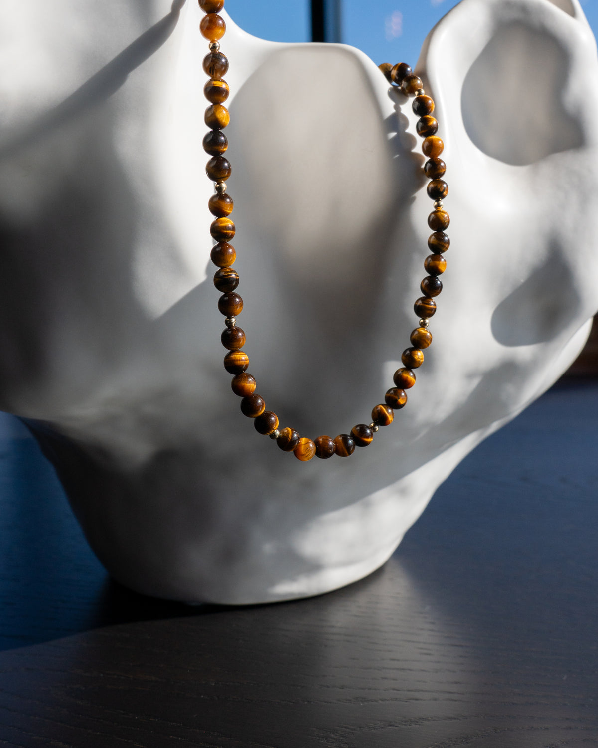 Whiskey Oak Tigers Eye Necklace