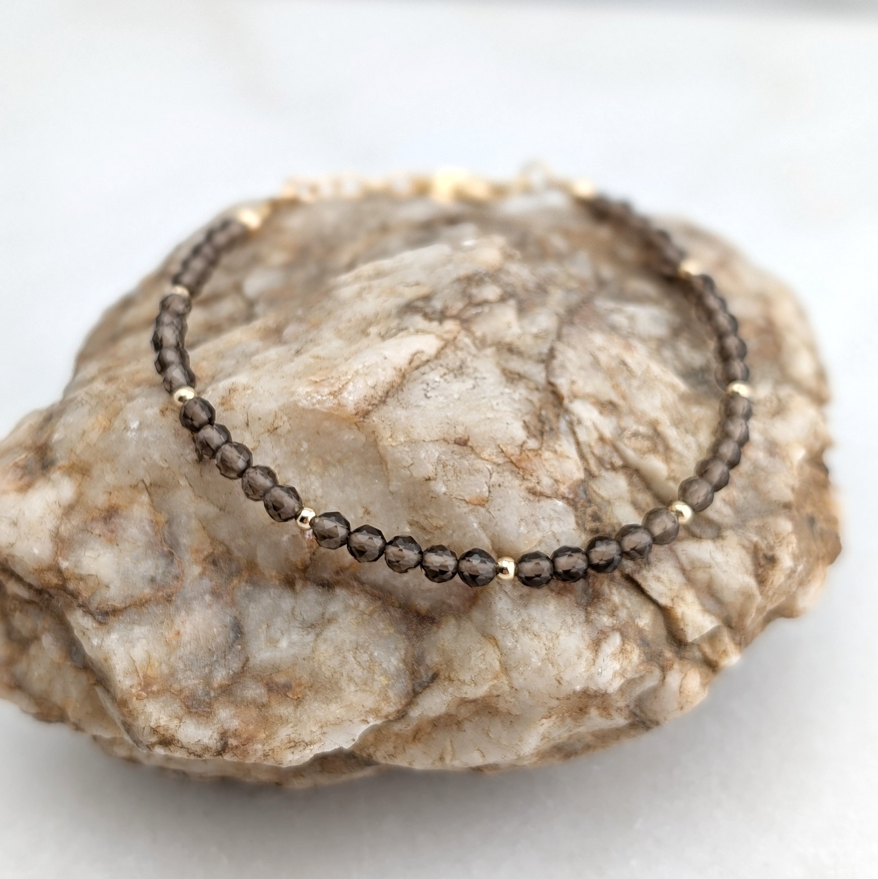 Smoky Quartz Protection Luxe Bracelet