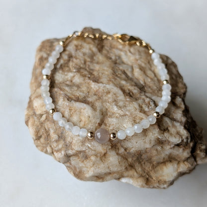 Chocolate Moonstone Accent Luxe Bracelet