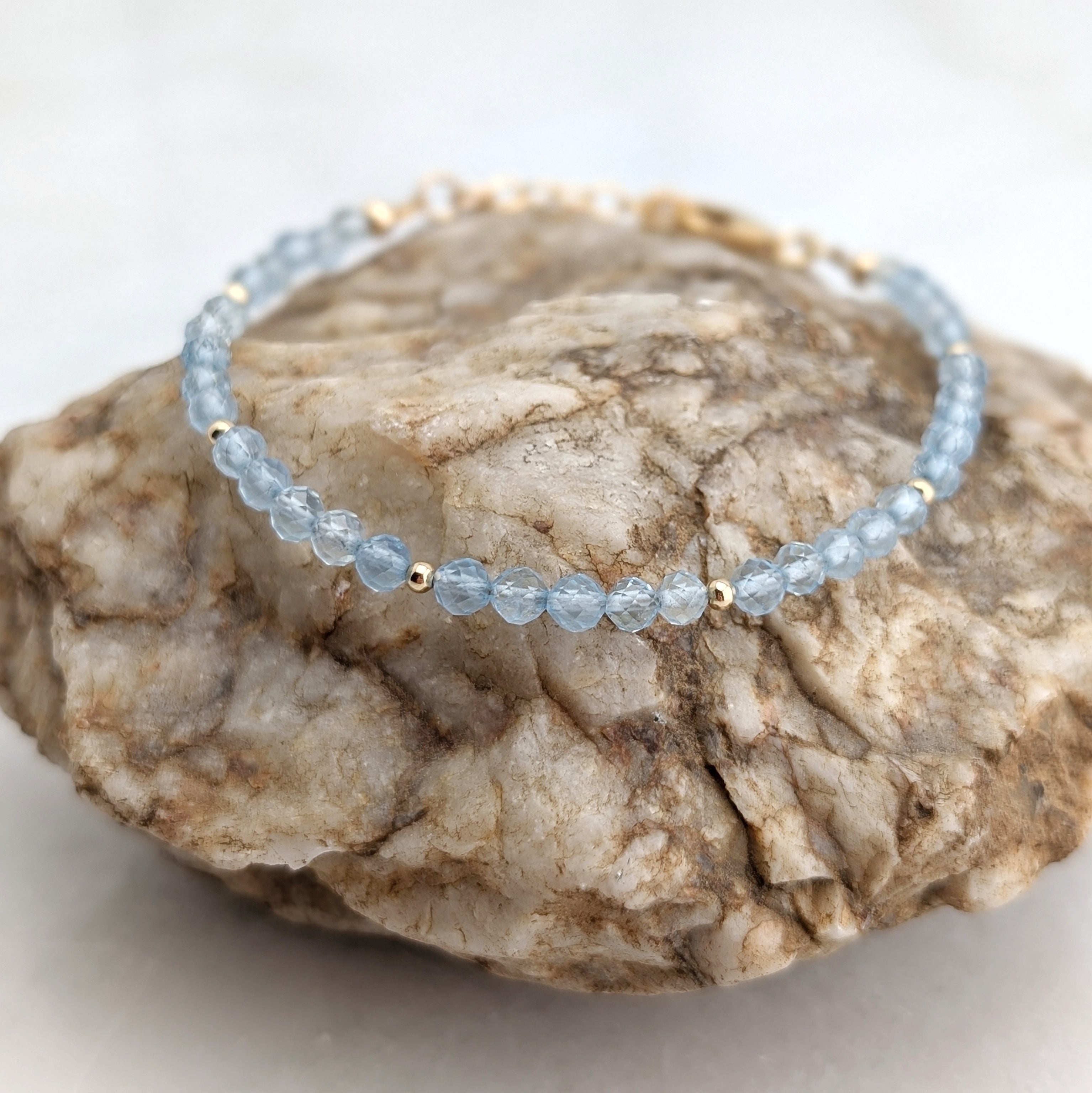 Aquamarine Calm Tranquility Luxe Bracelet