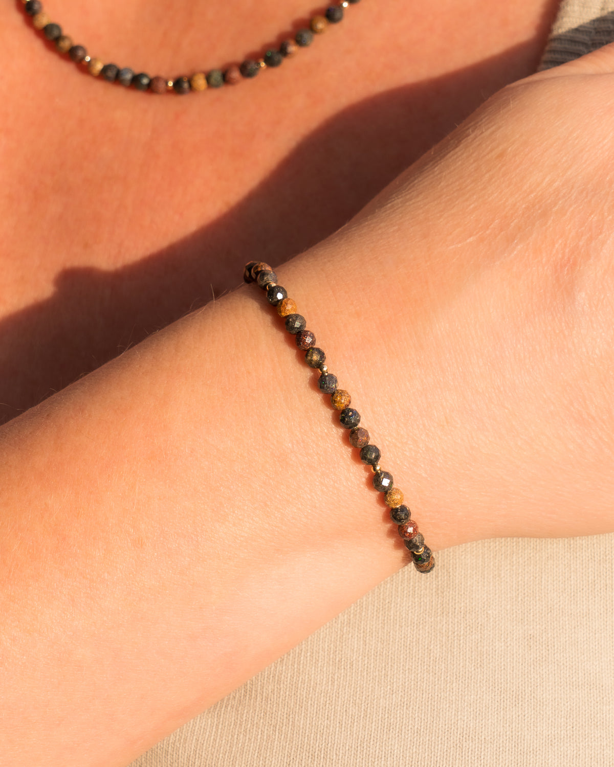Ember Noir Black Opal Bracelet