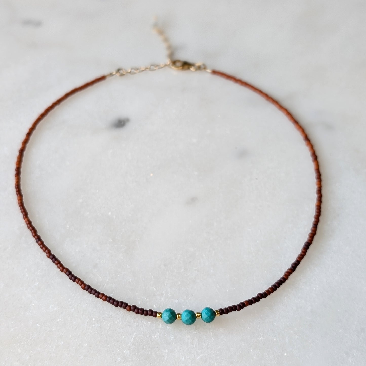 Turquoise Warm Autumn Fade Necklace