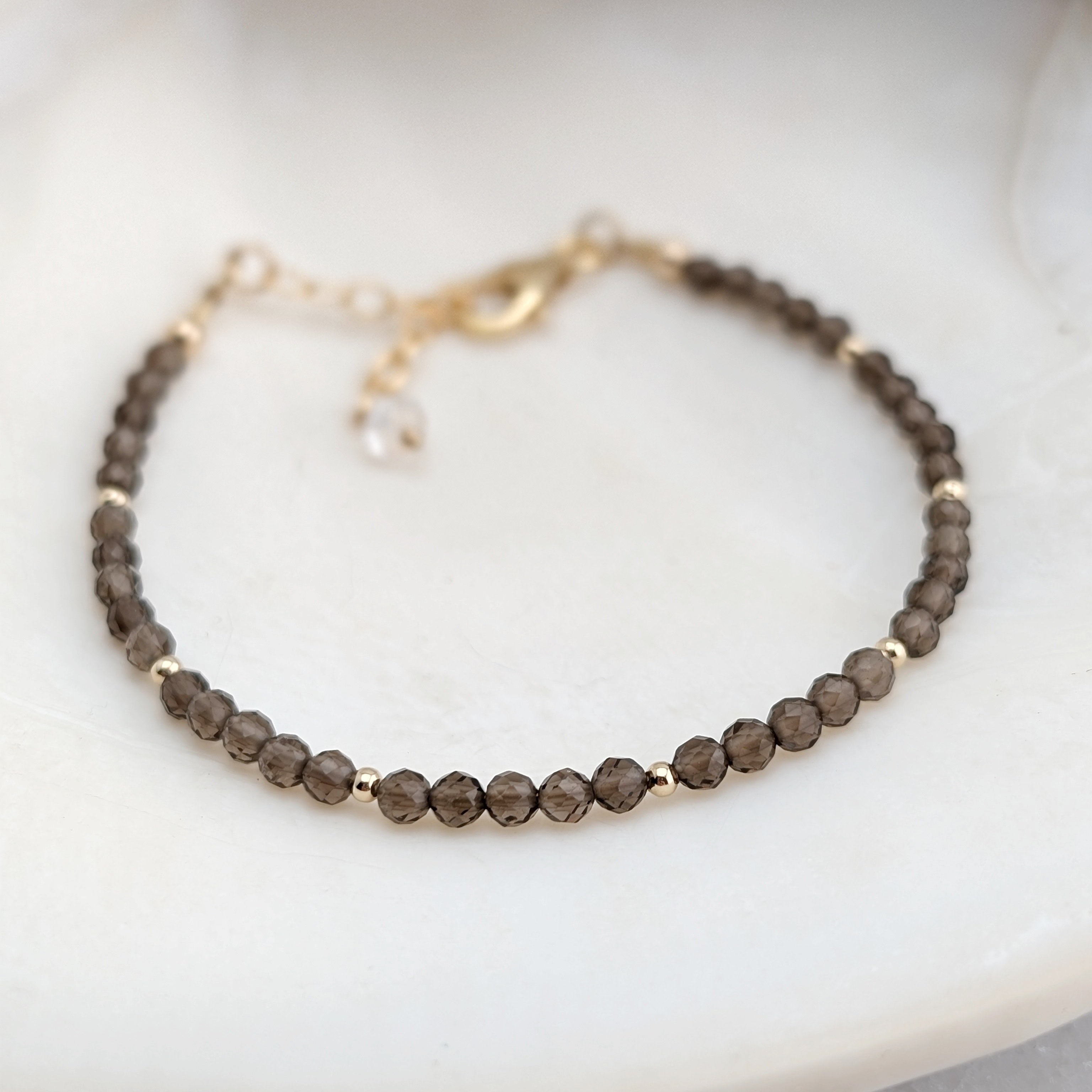Smoky Quartz Protection Luxe Bracelet