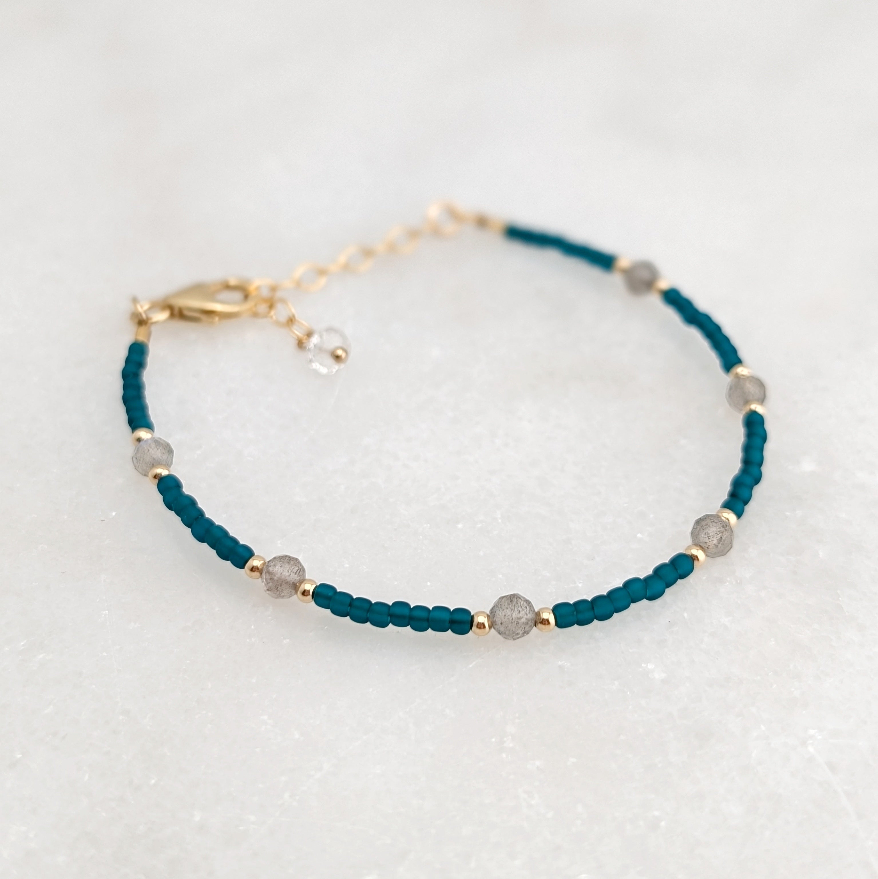 Labradorite Teal Waters Bracelet