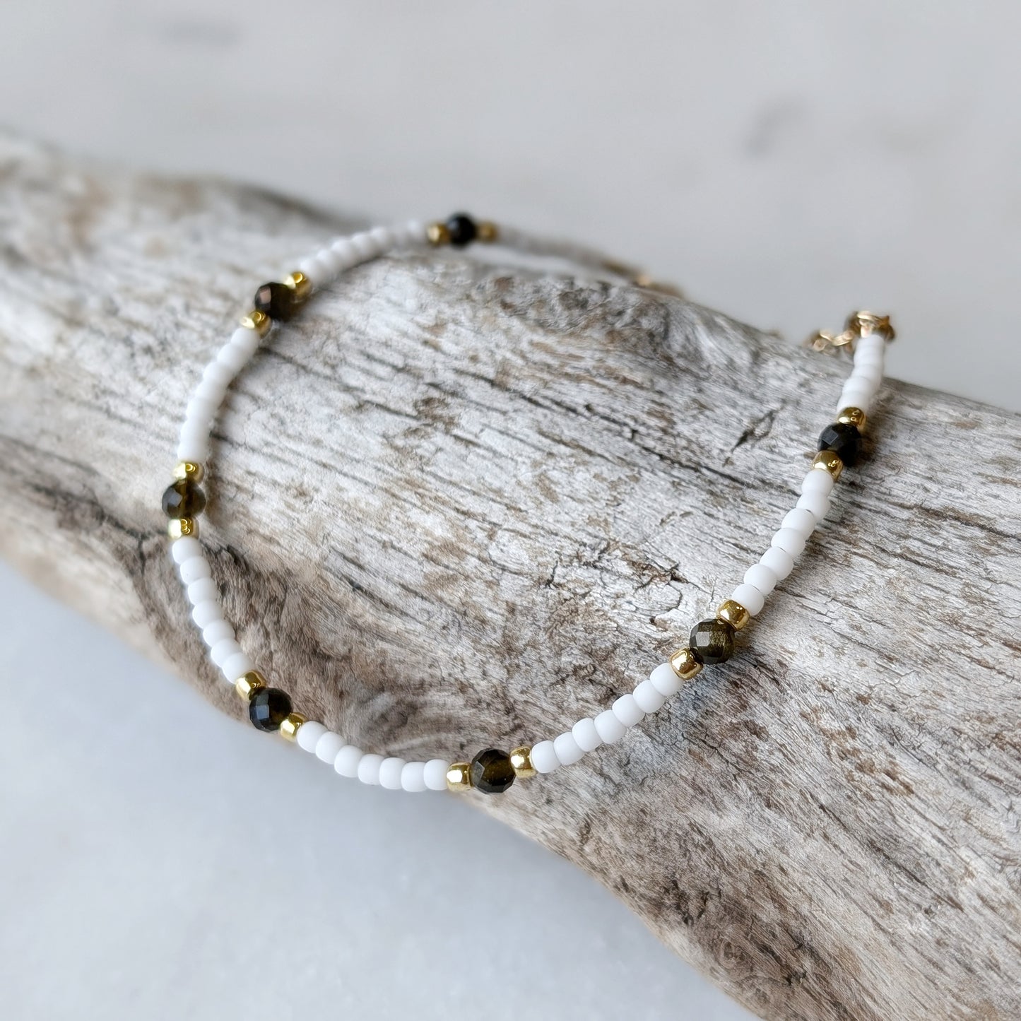 Golden Obsidian Protective Bracelet