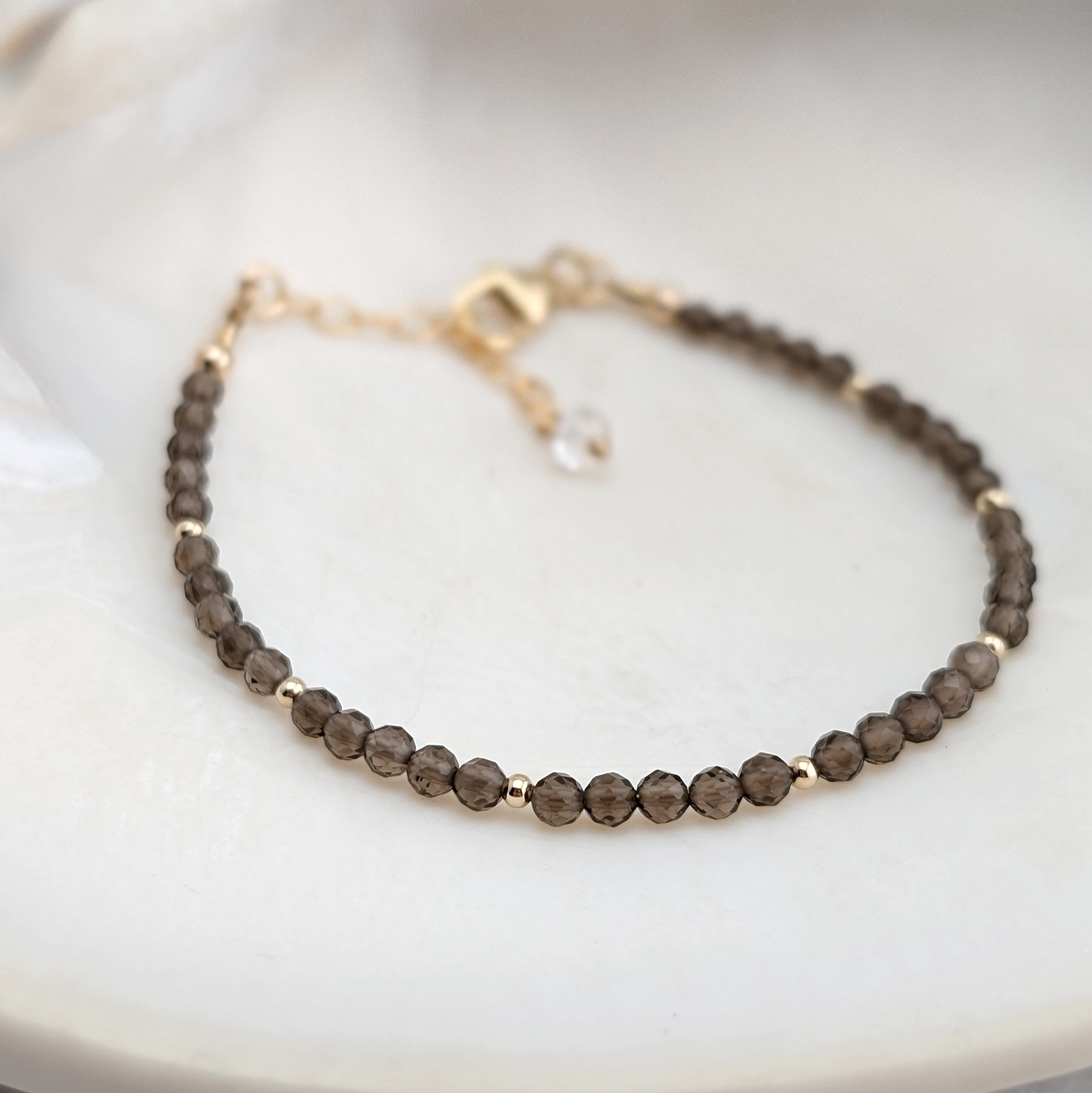 Smoky Quartz Protection Luxe Bracelet