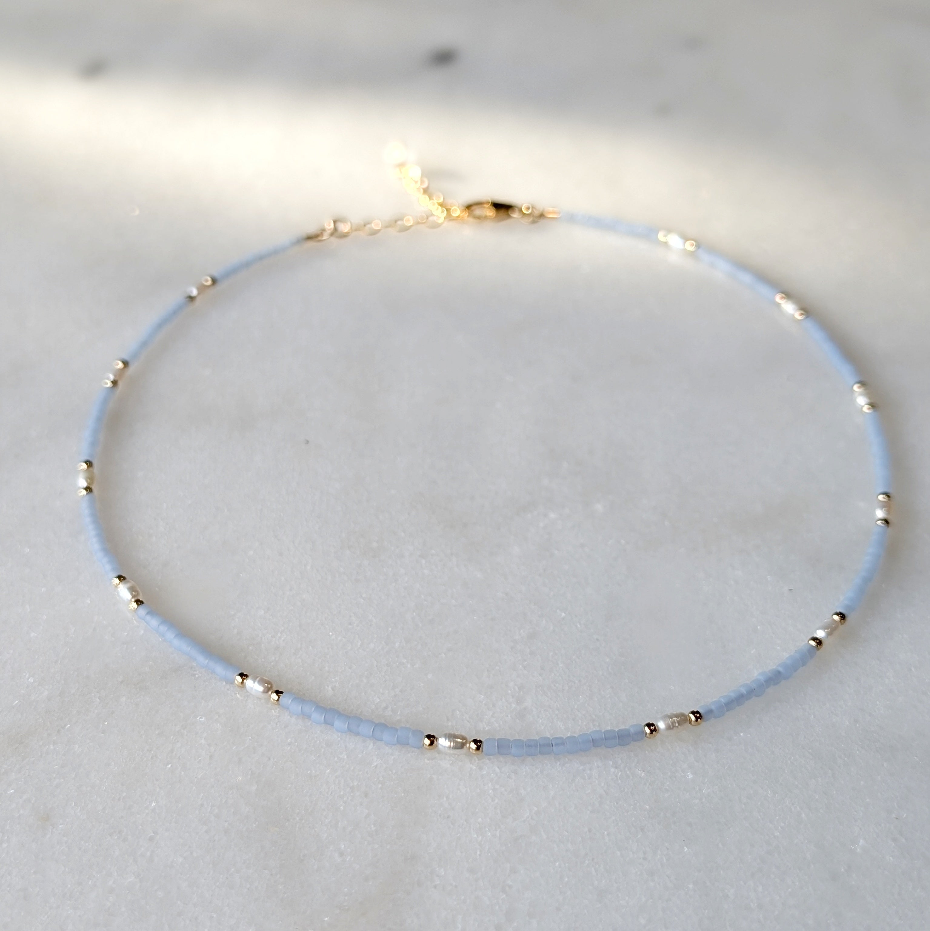 Freshwater Pearl Saltwater Surf Necklace