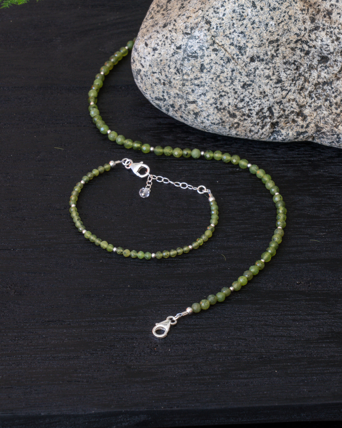Boreal Woodland Canadian Jade Bracelet