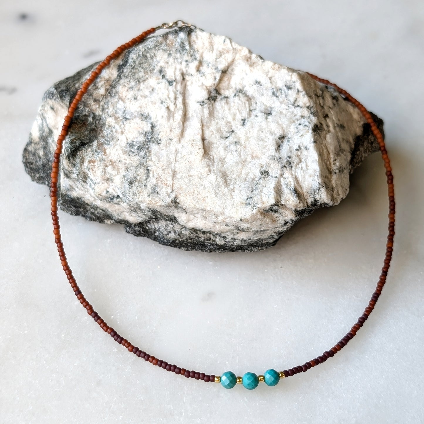 Turquoise Warm Autumn Fade Necklace