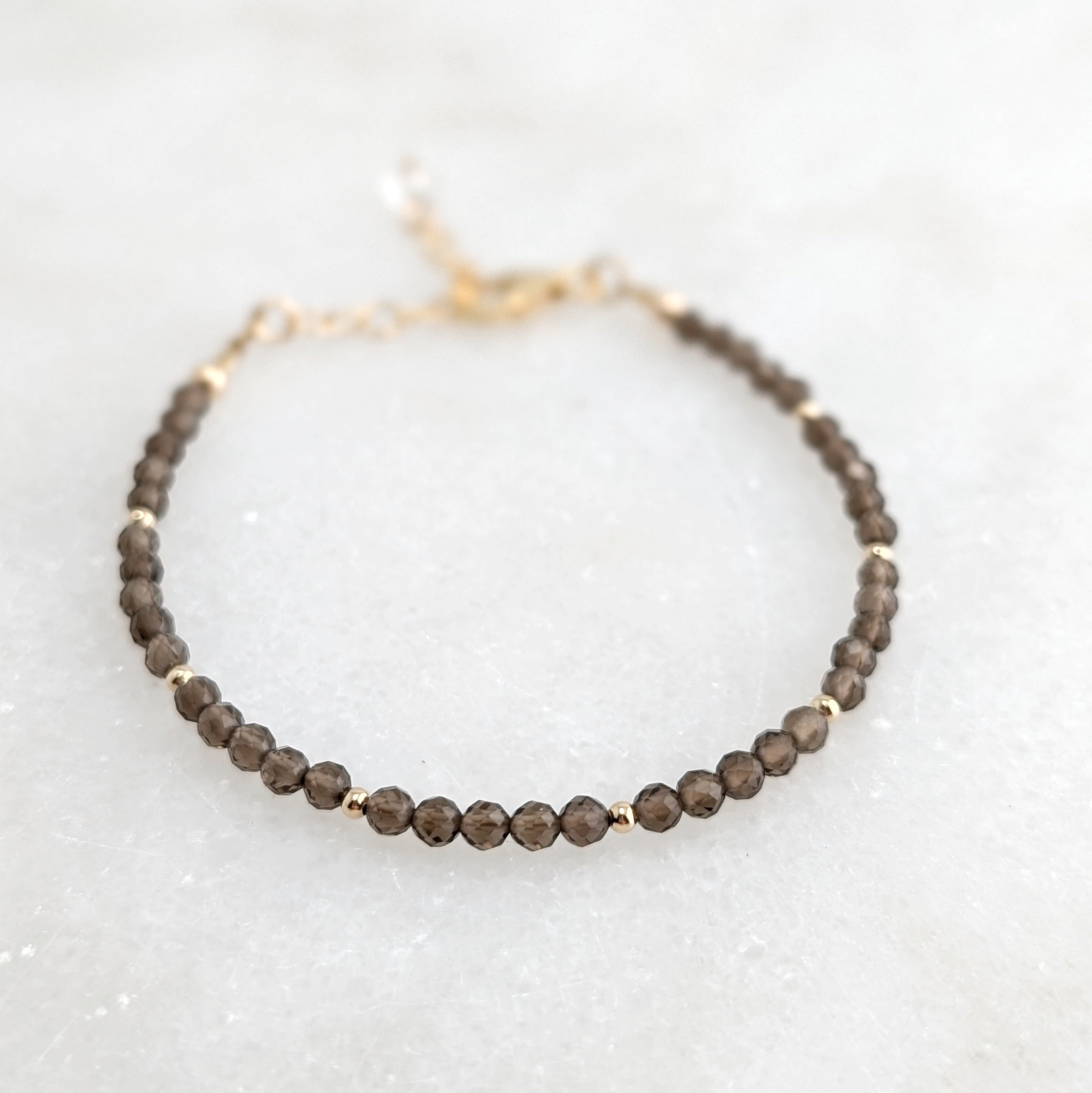 Smoky Quartz Protection Luxe Bracelet