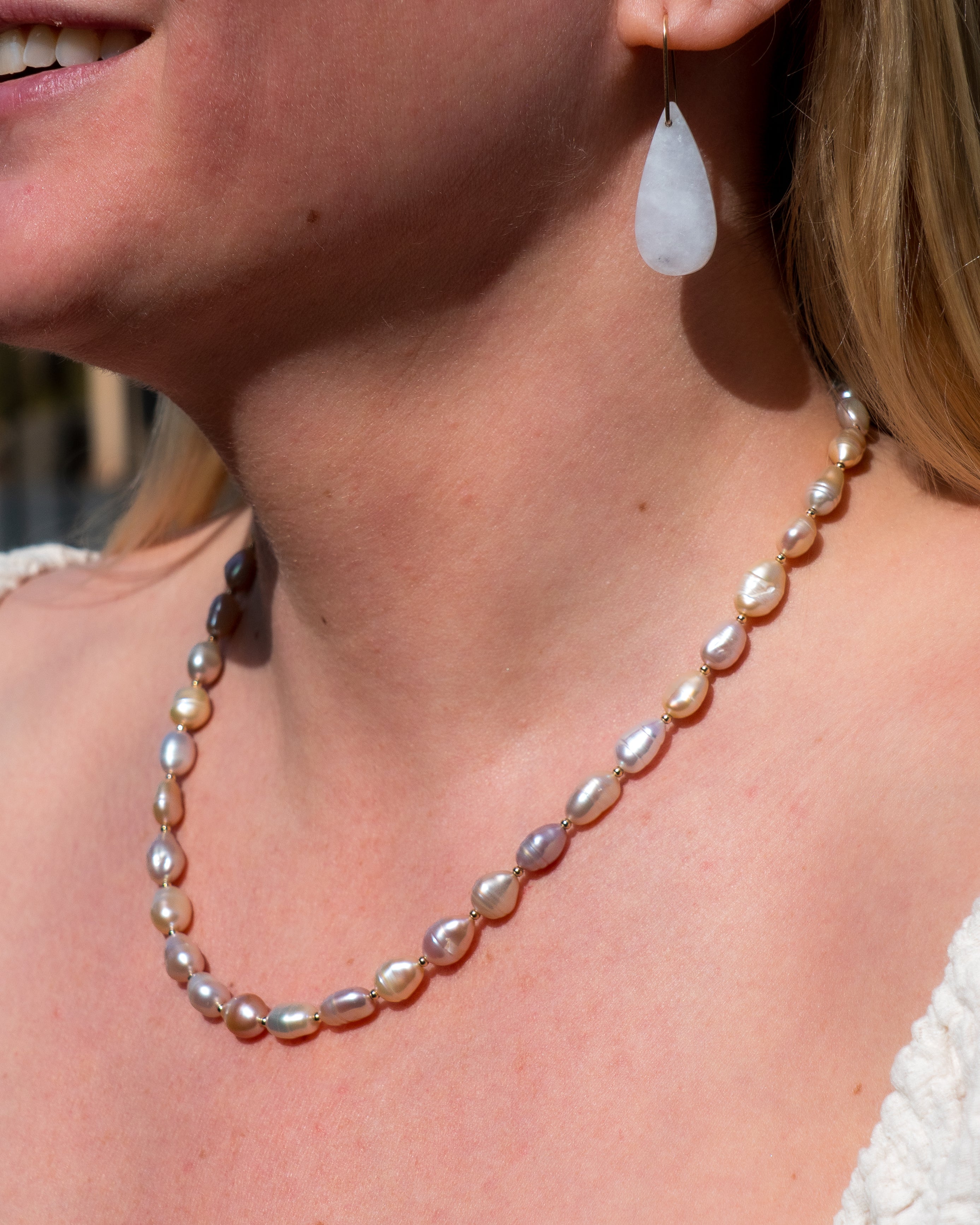 Pink Freshwater Pearl Necklace