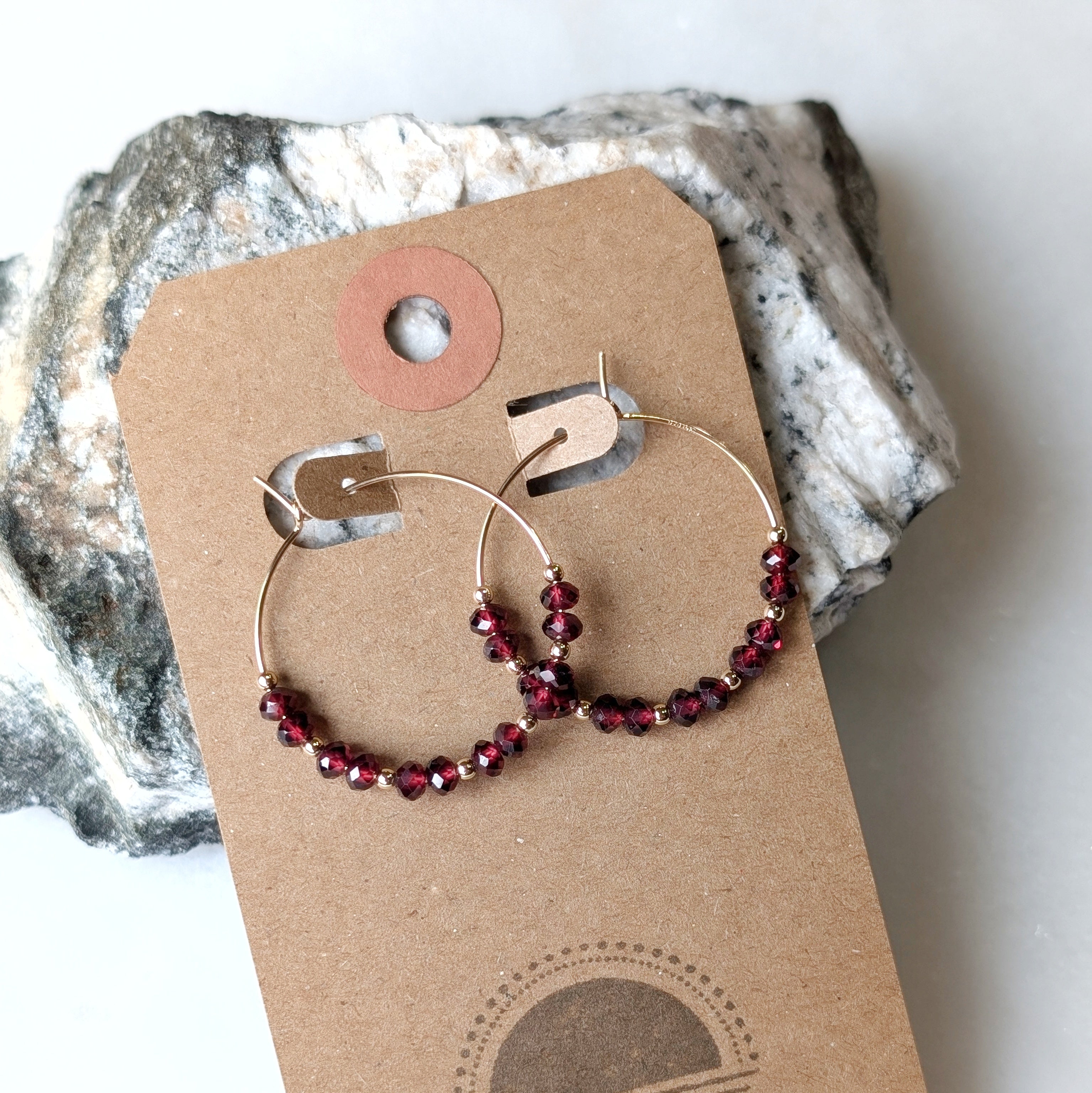 Garnet Hoops