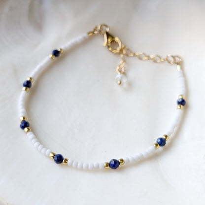 Lapis Santorini Bracelet