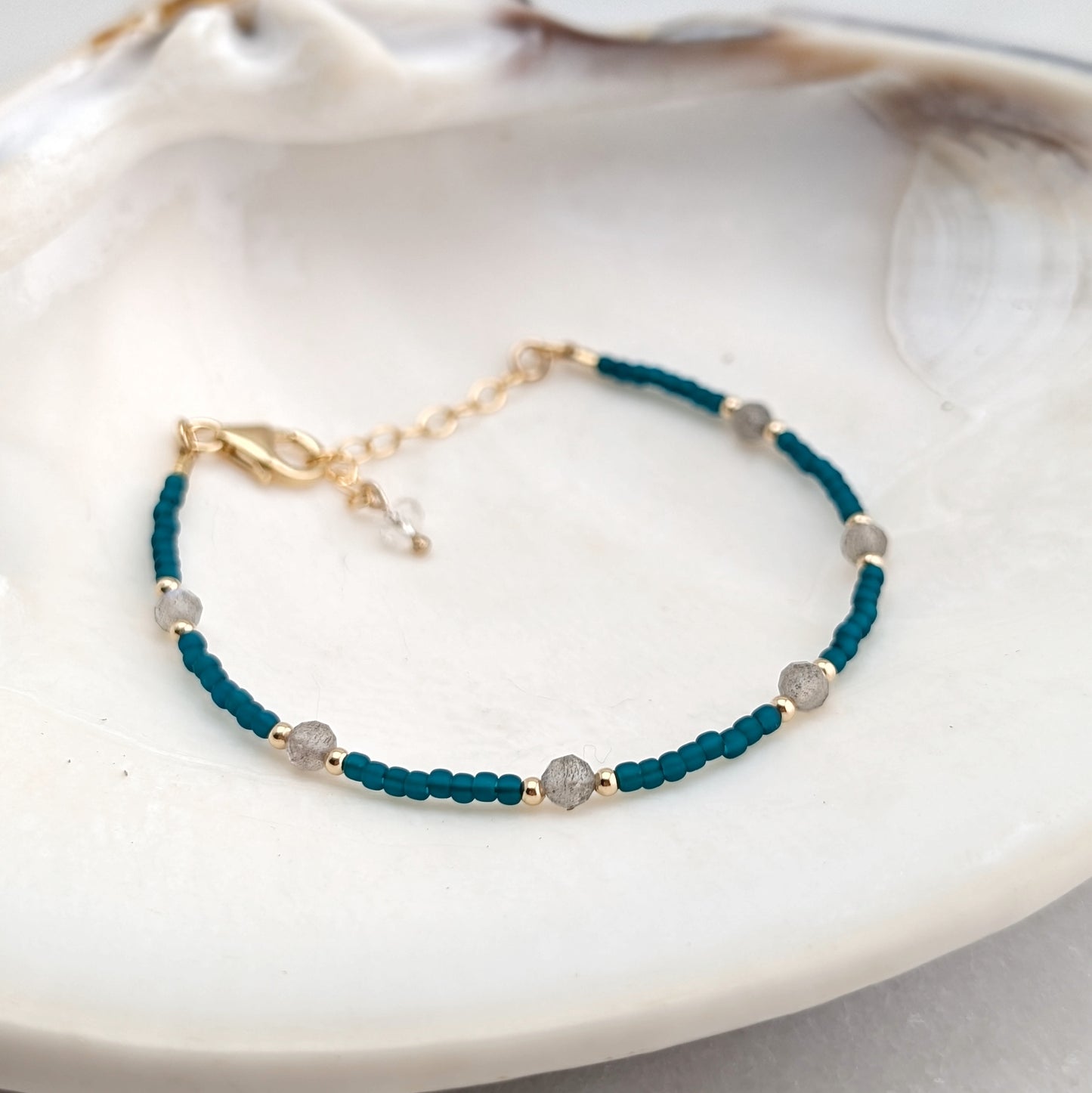 Labradorite Teal Waters Bracelet