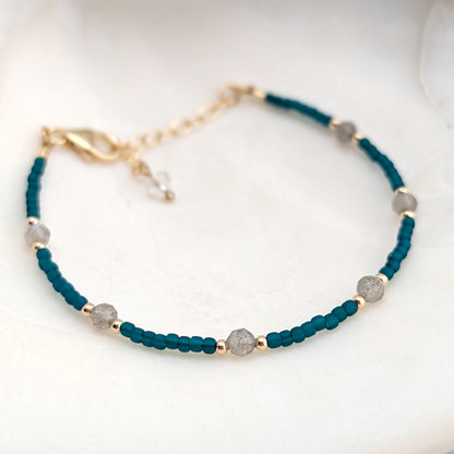 Labradorite Teal Waters Bracelet