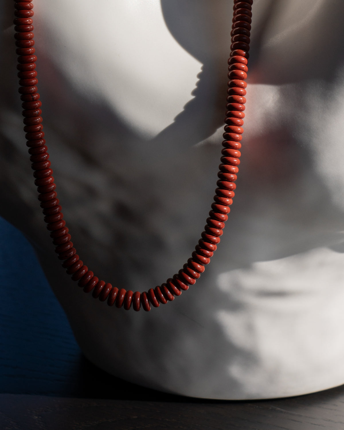 Canyon Clay Jasper Rondelle Necklace