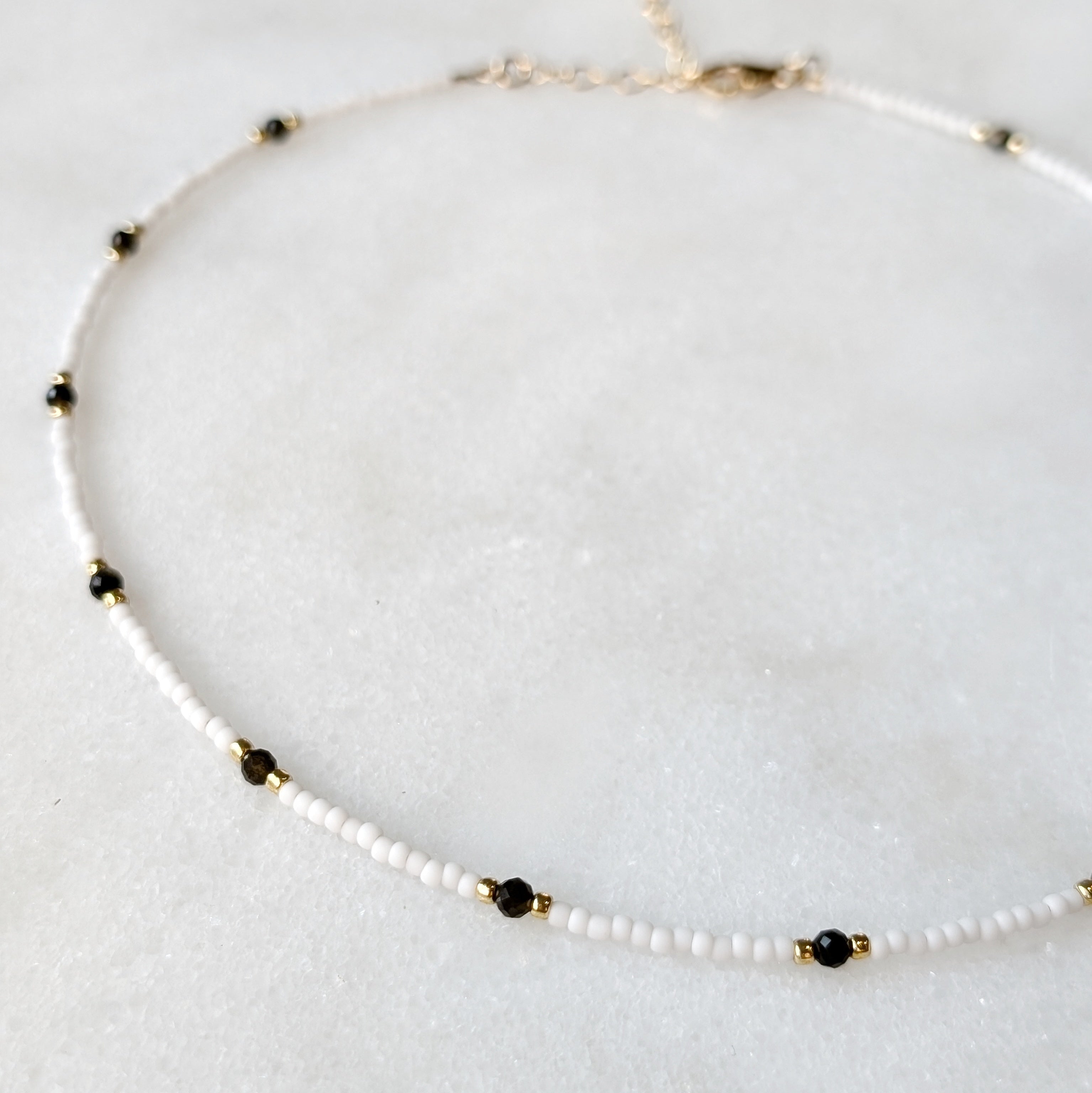Golden Obsidian Protective Necklace