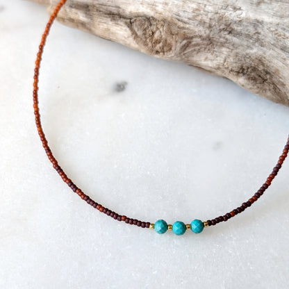 Turquoise Warm Autumn Fade Necklace