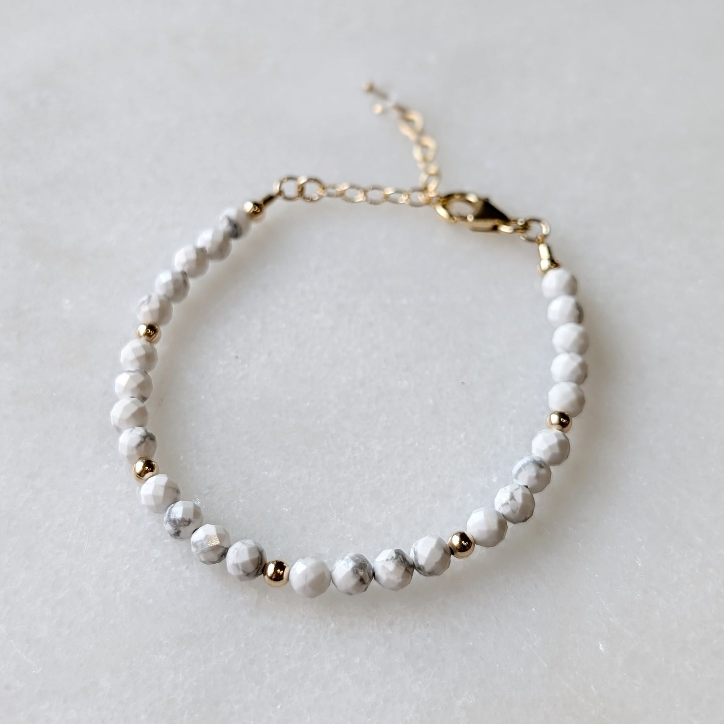 Howlite Stress Relief Luxe Bracelet