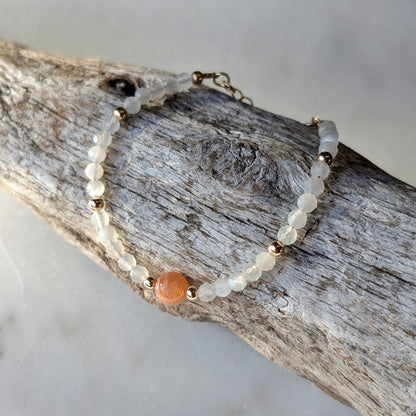 Sun & Moon Accent Luxe Bracelet