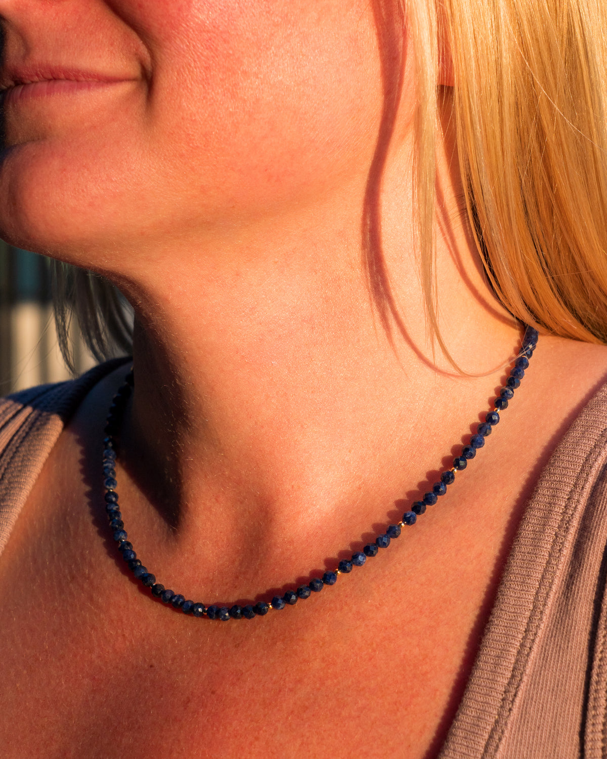 Midnight Indigo Sodalite Necklace