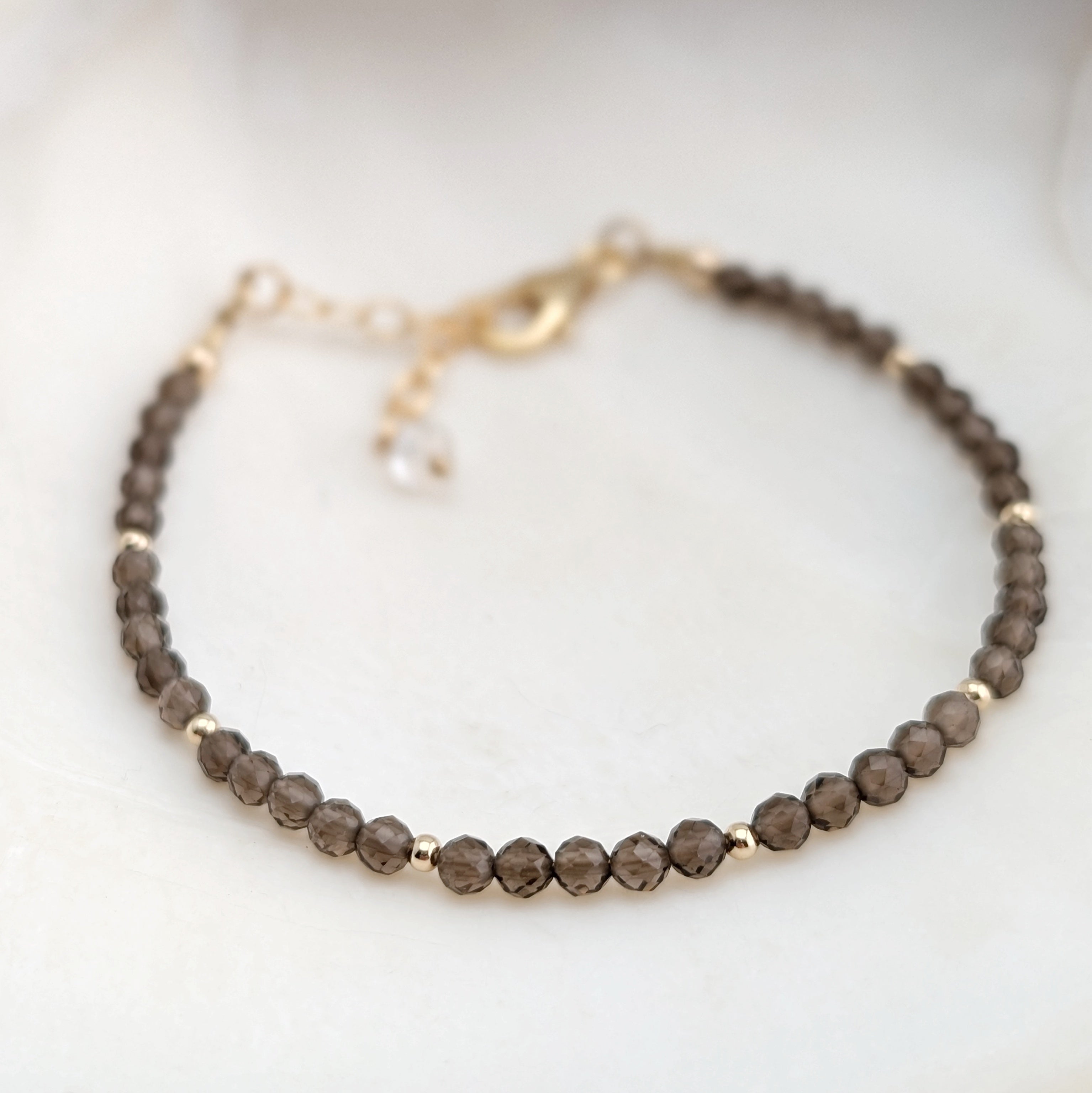Smoky Quartz Protection Luxe Bracelet