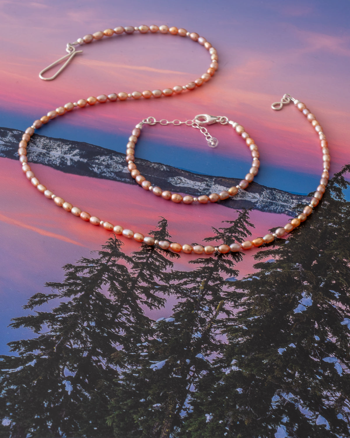 Autumn Ember Freshwater Pearl Necklace