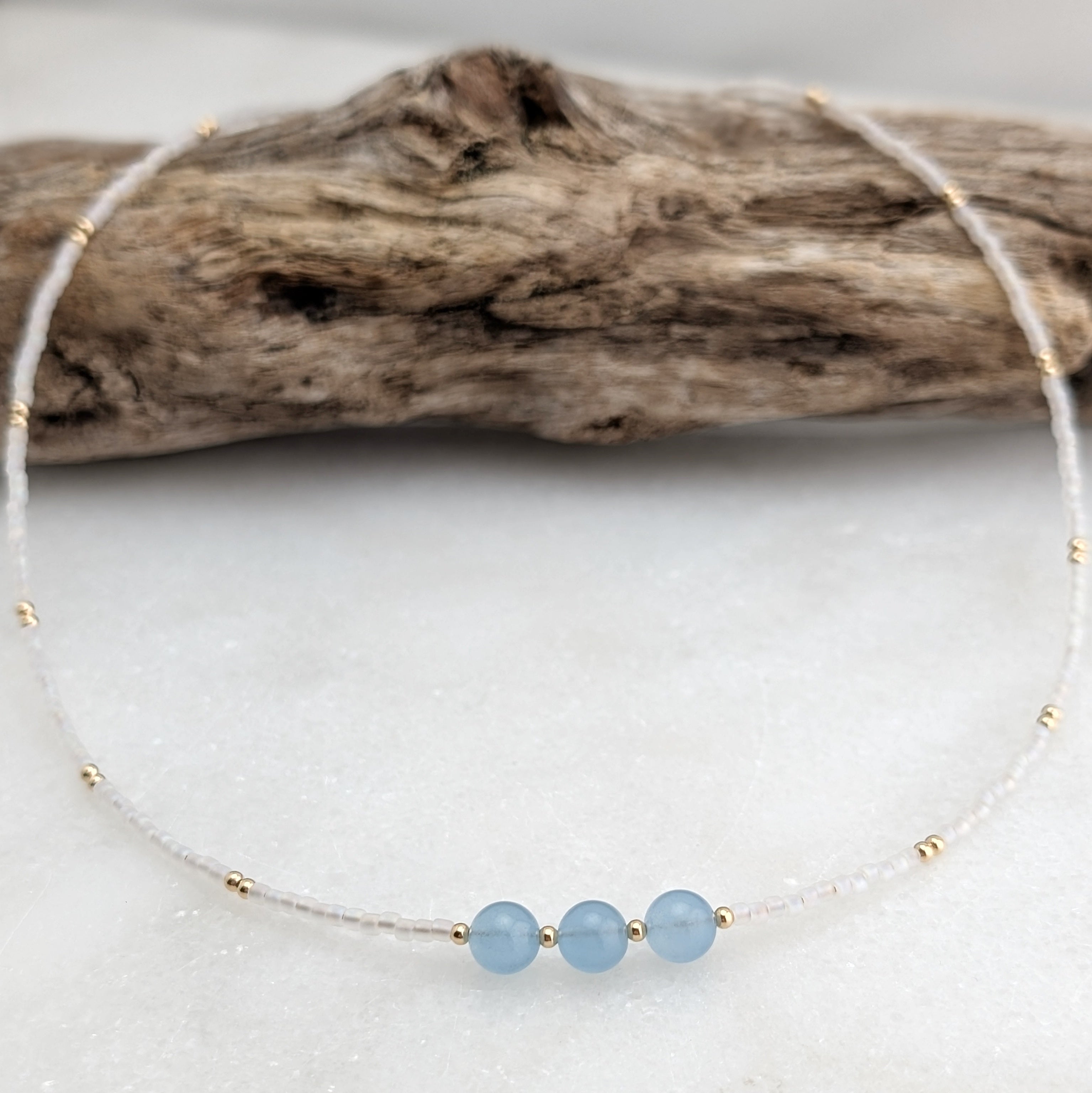 Aquamarine Tranquil Waters Accent Necklace