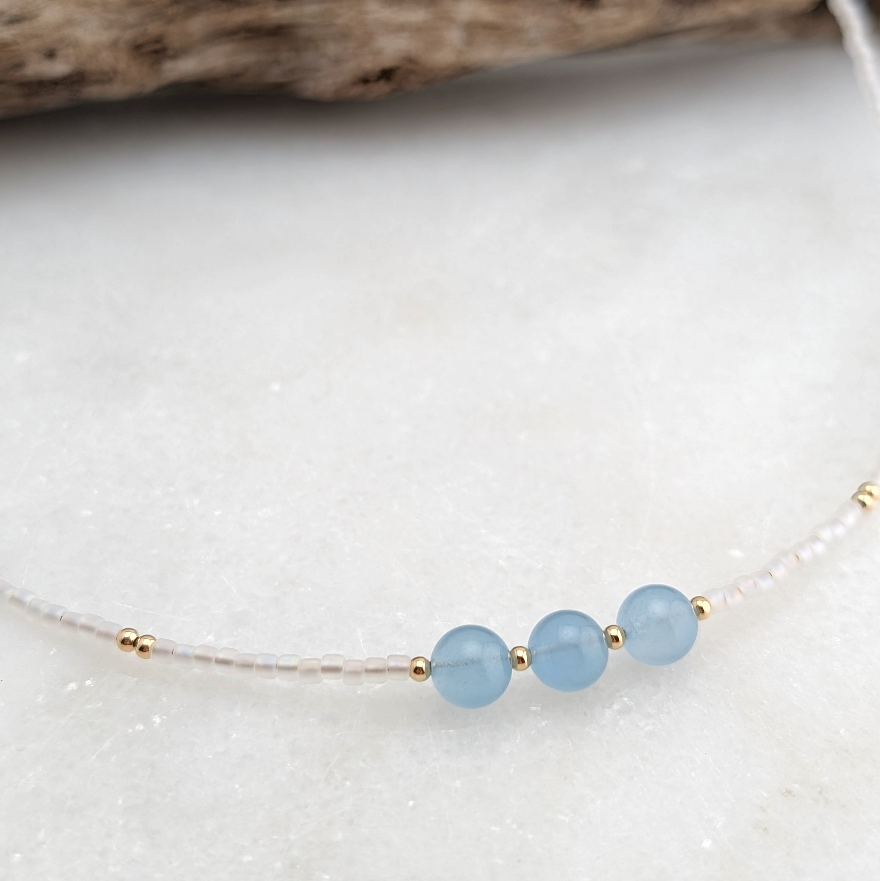 Aquamarine Tranquil Waters Accent Necklace