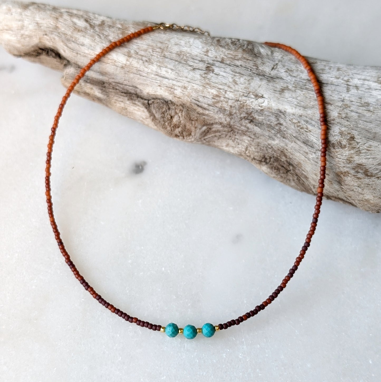 Turquoise Warm Autumn Fade Necklace