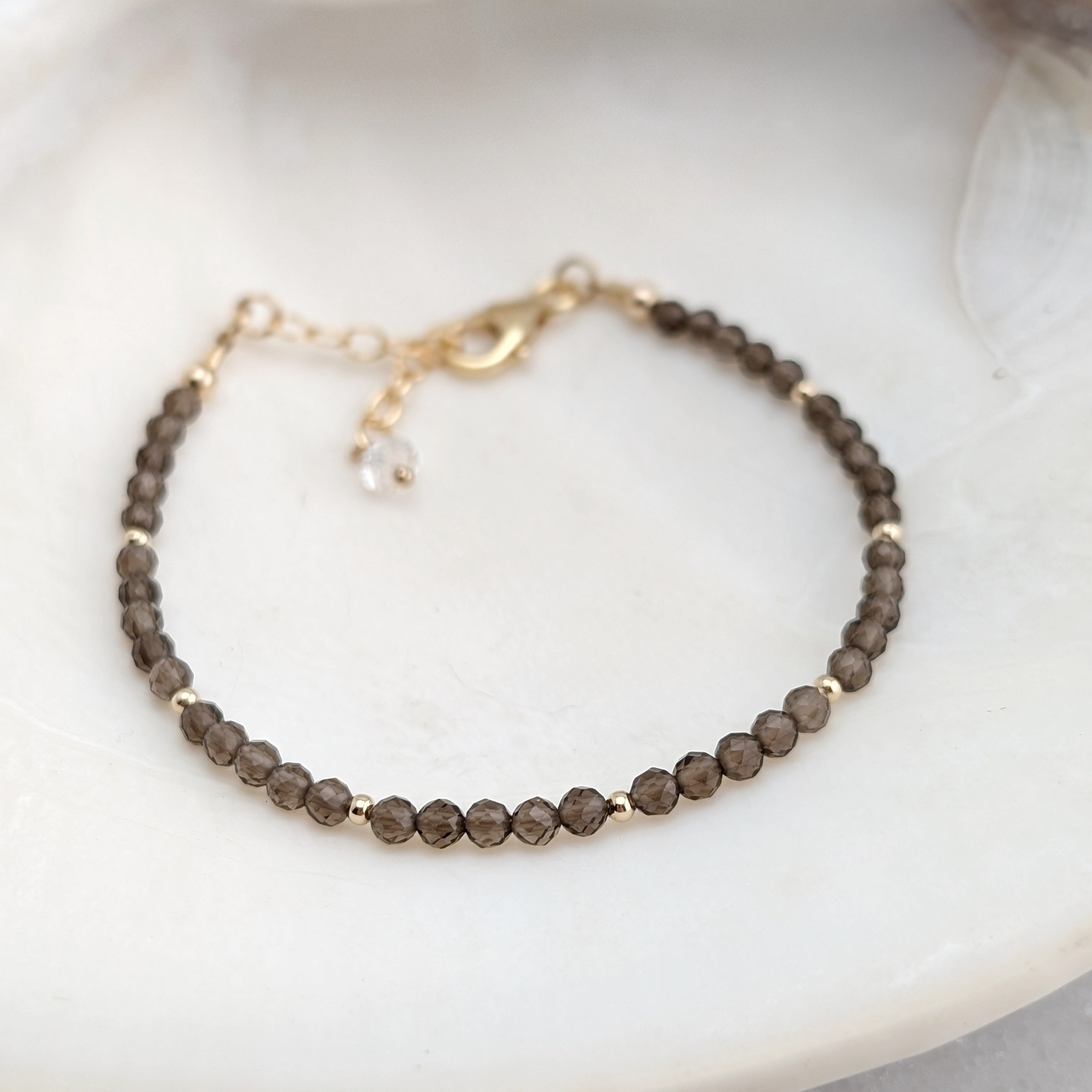 Smoky Quartz Protection Luxe Bracelet