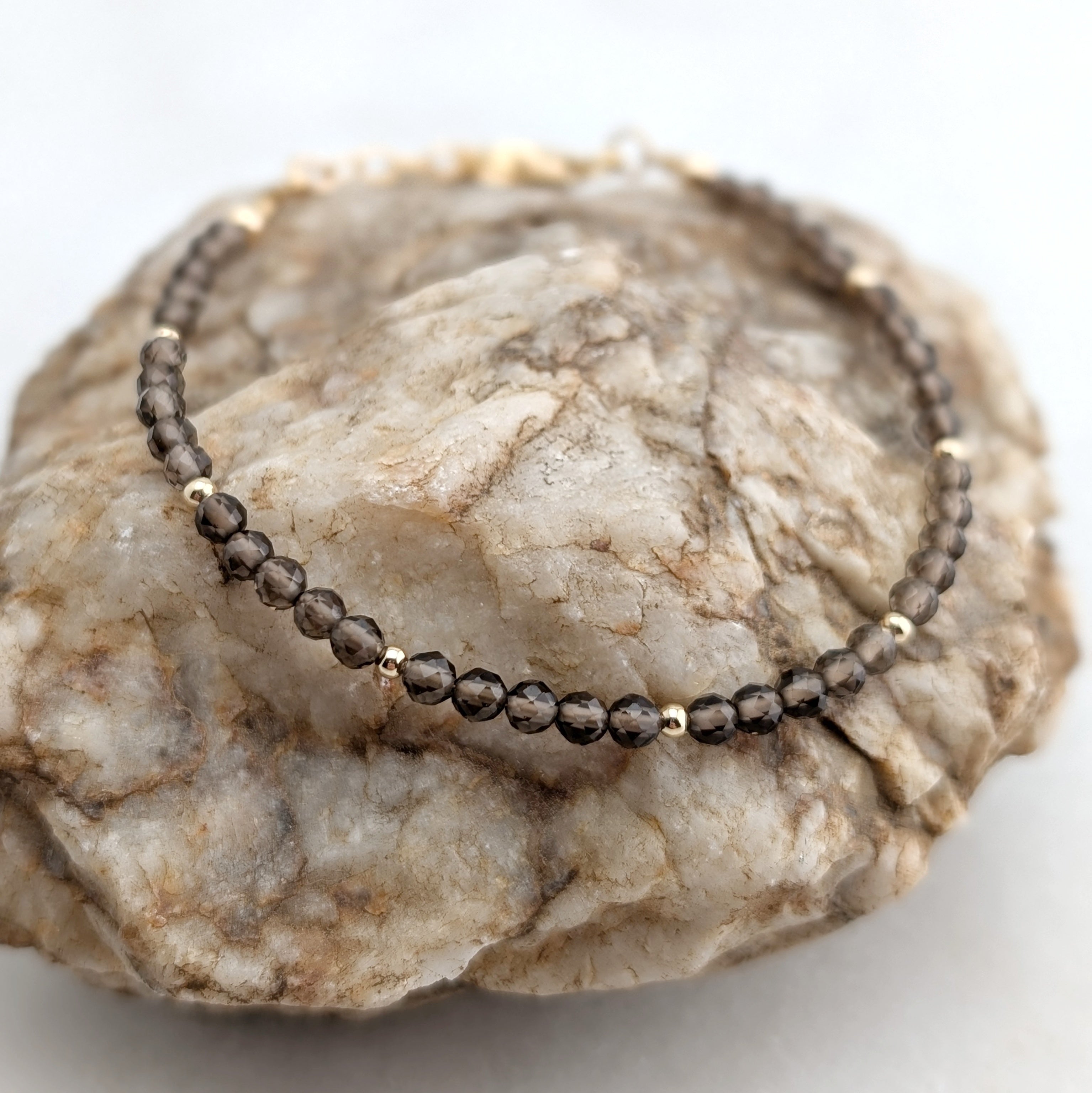 Smoky Quartz Protection Luxe Bracelet