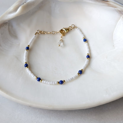 Lapis Santorini Bracelet