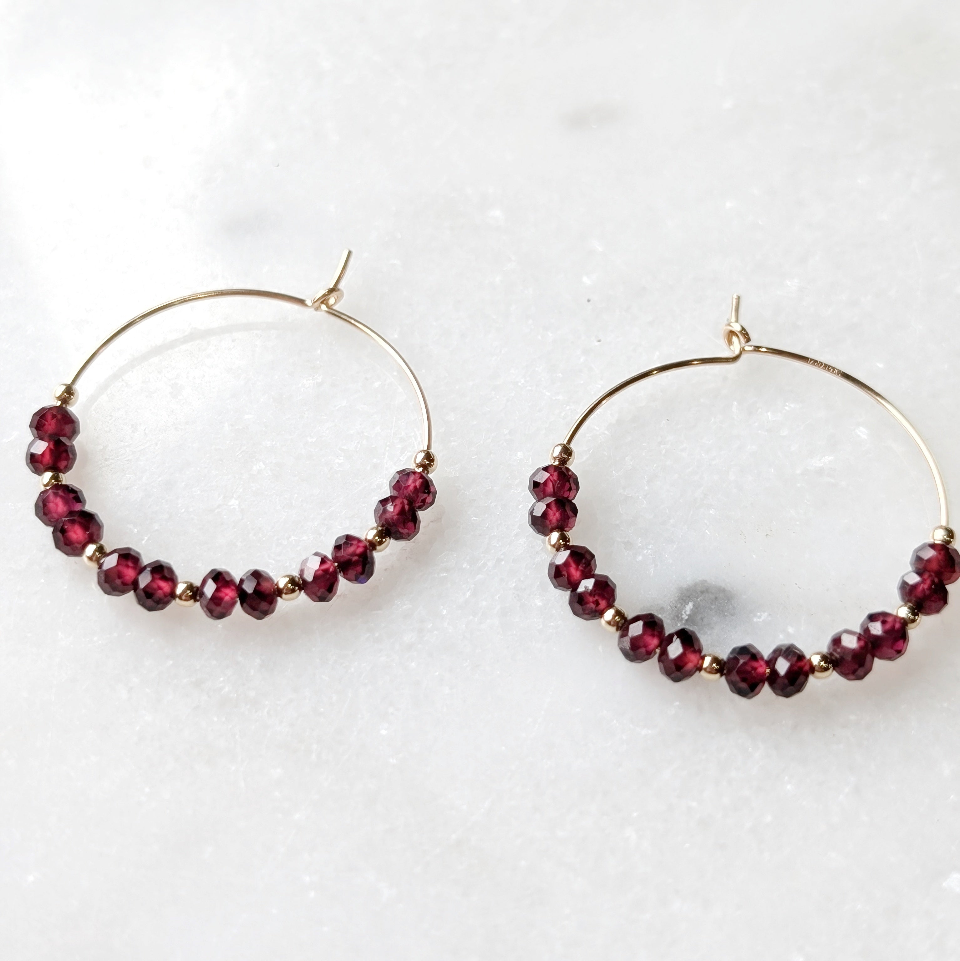Garnet Hoops