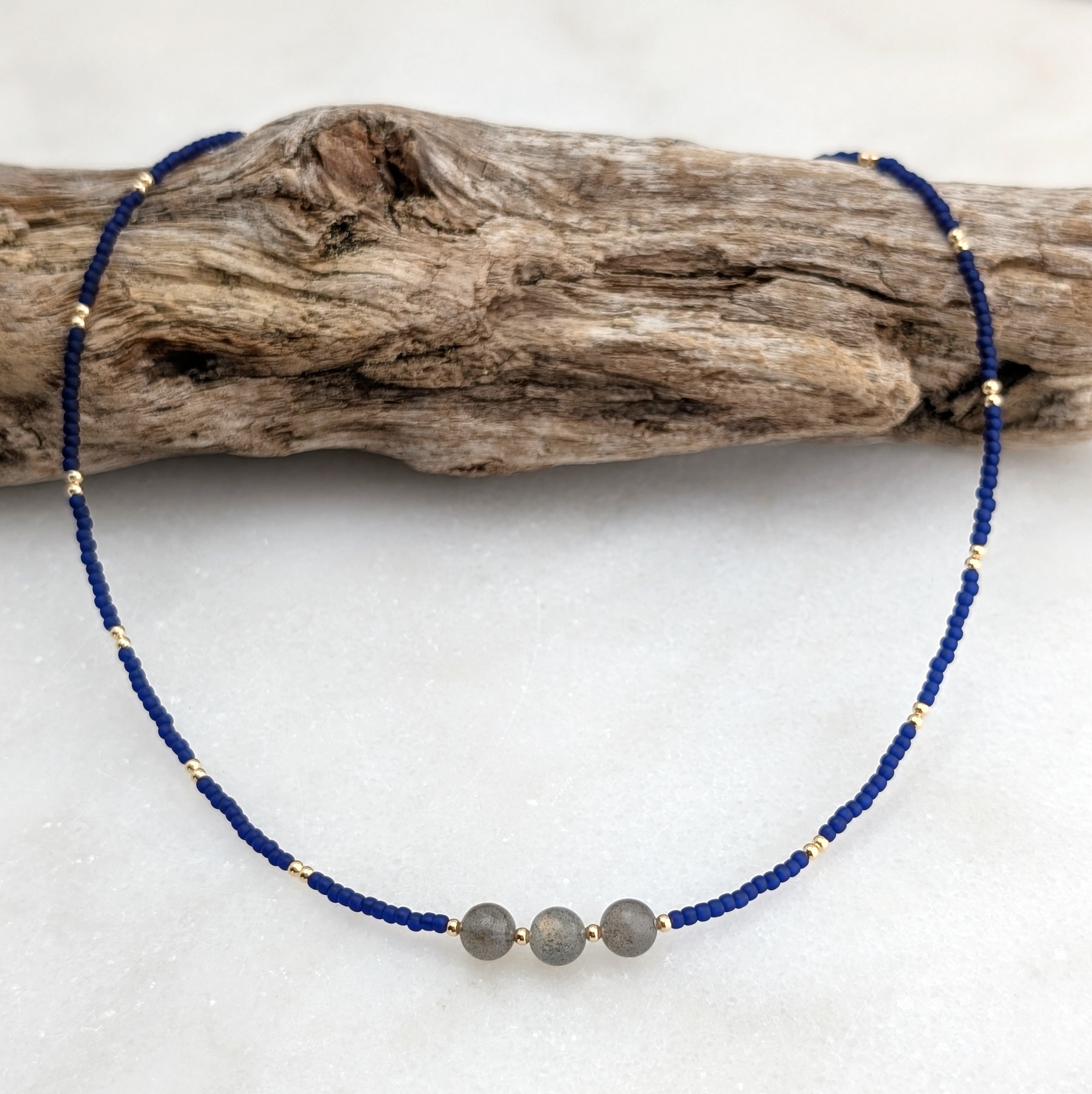 Labradorite Deep Sea Triple Transformation Necklace