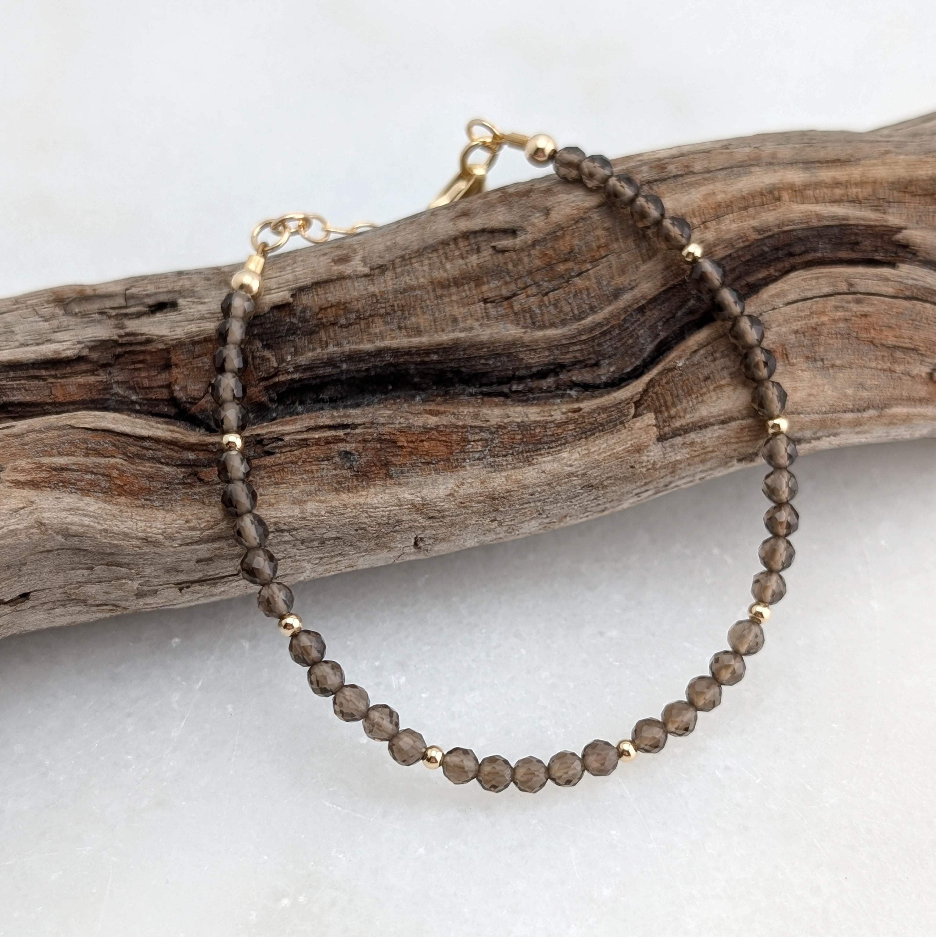 Smoky Quartz Protection Luxe Bracelet