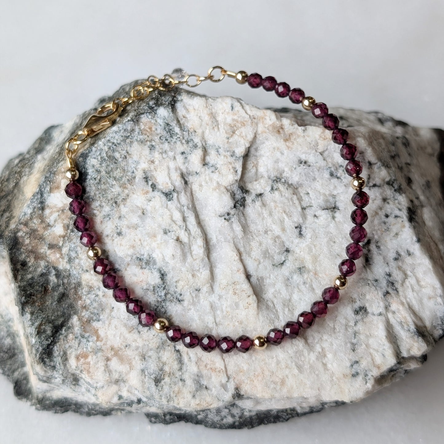 Garnet Luxe Bracelet