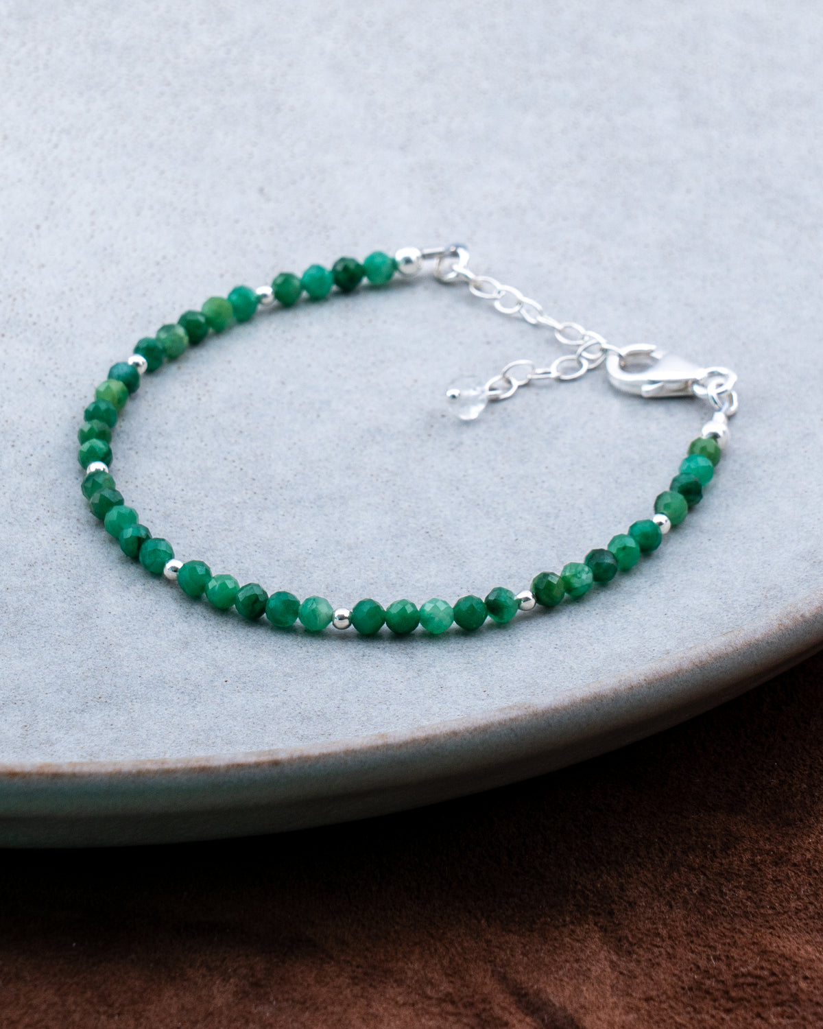 Fern Grove African Jade Bracelet