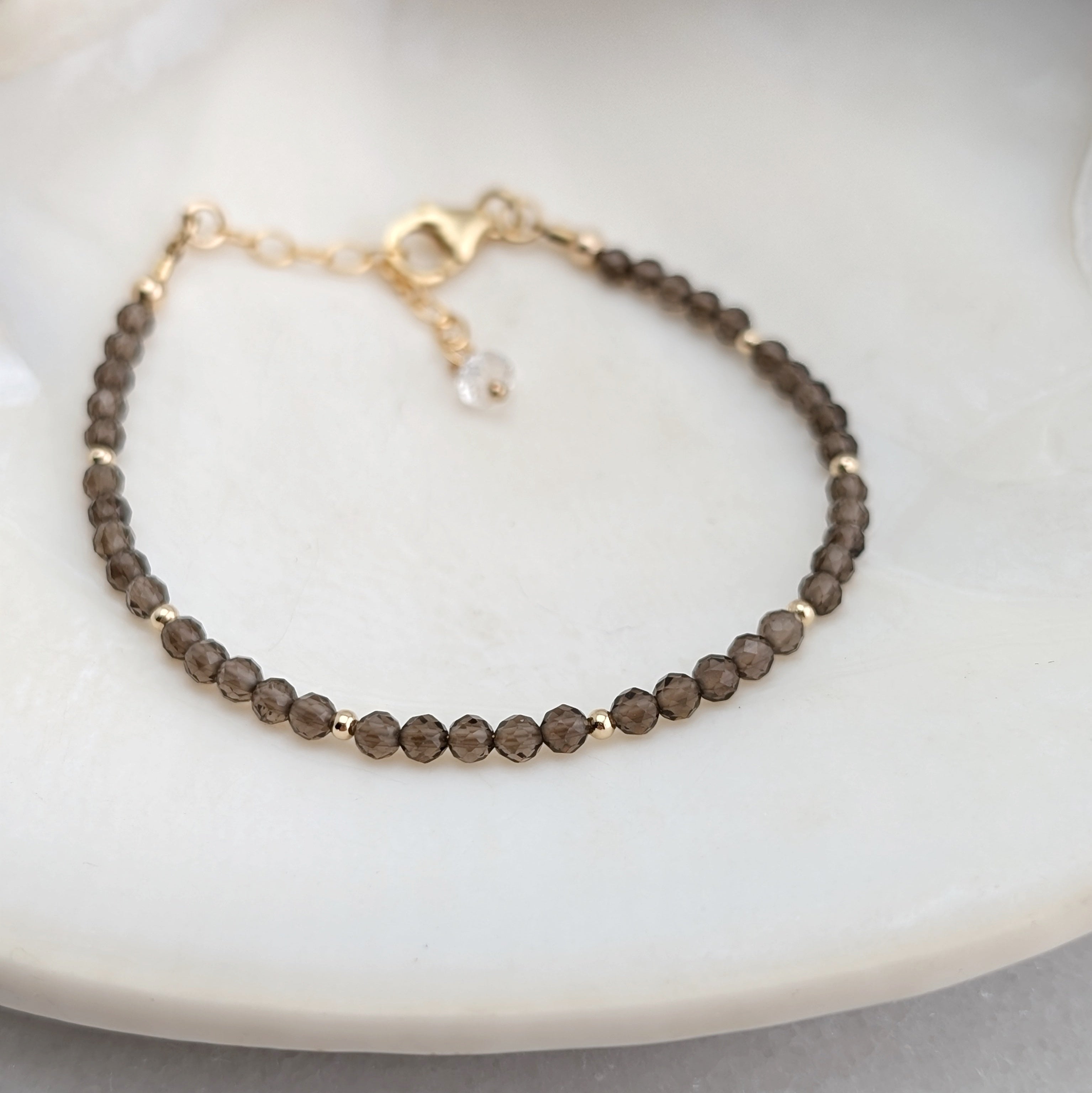 Smoky Quartz Protection Luxe Bracelet