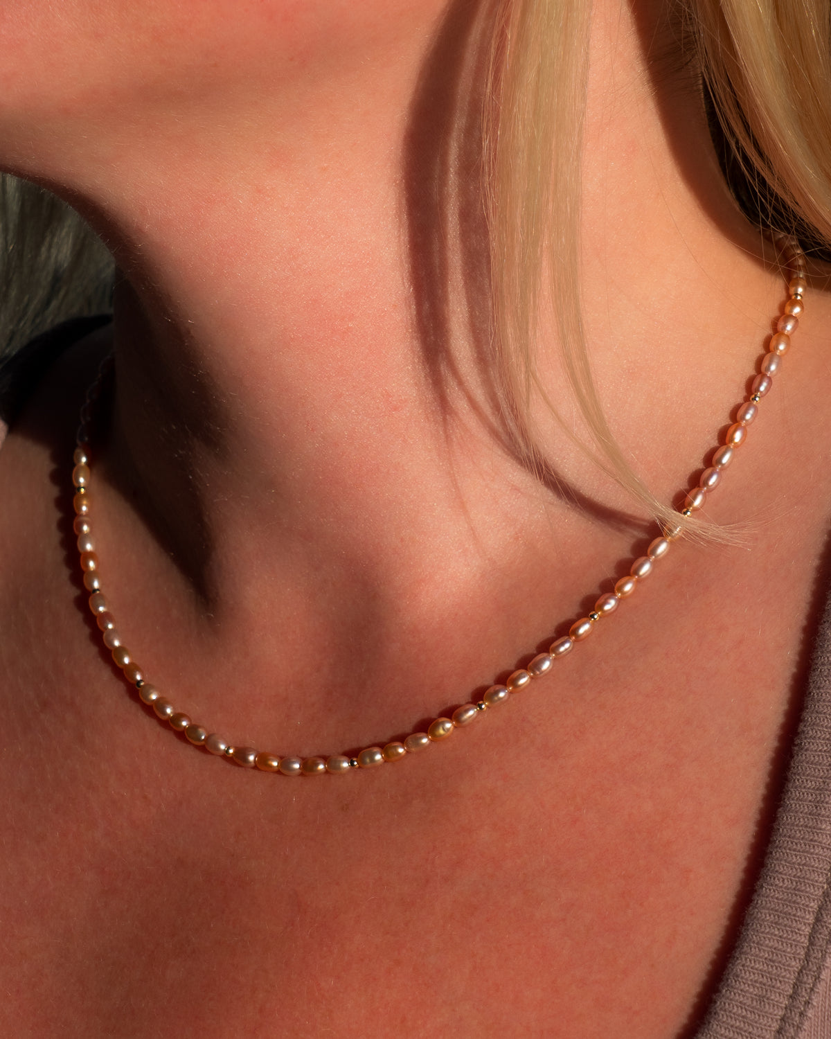 Autumn Ember Freshwater Pearl Necklace