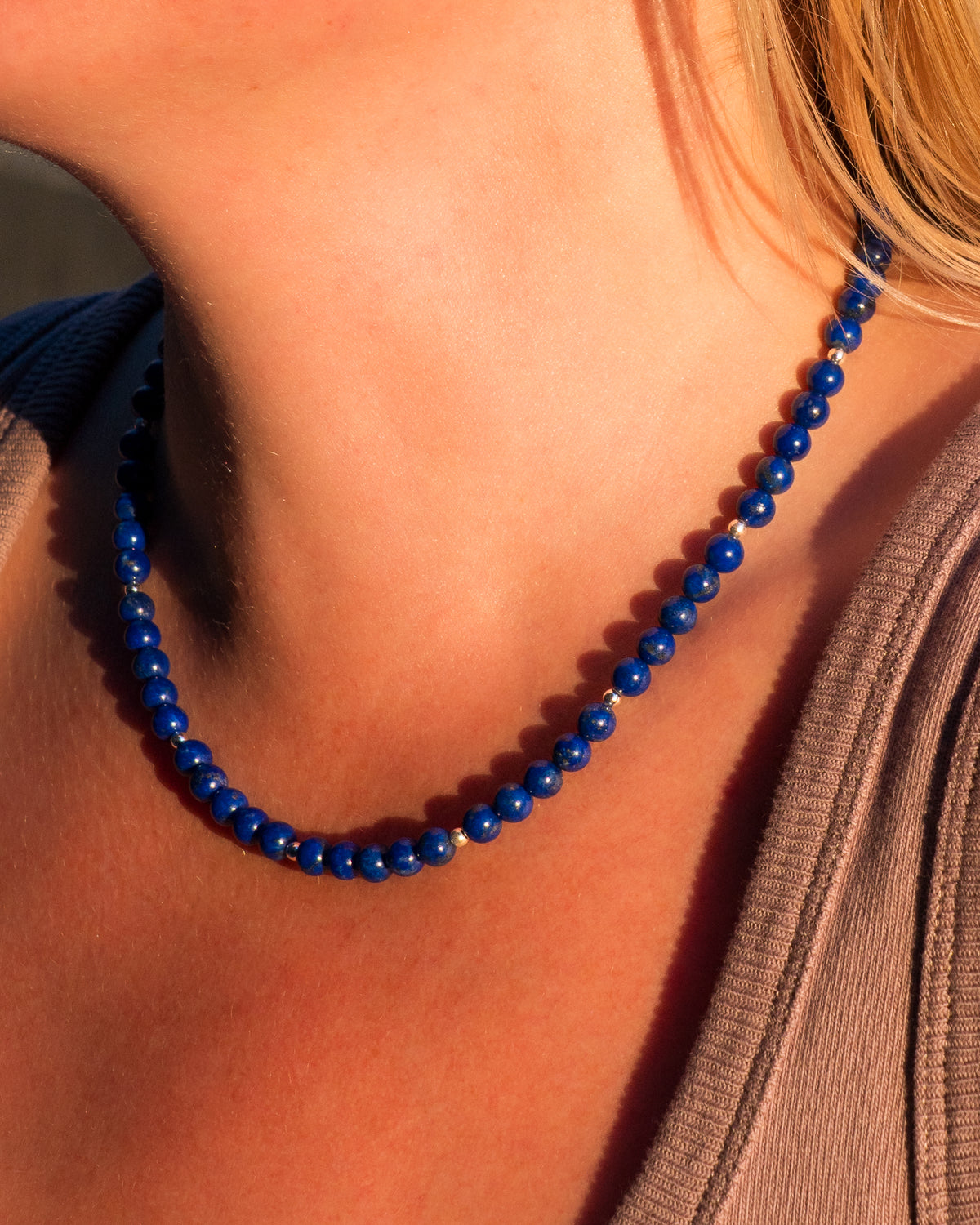 Cobalt Dusk Lapis Necklace