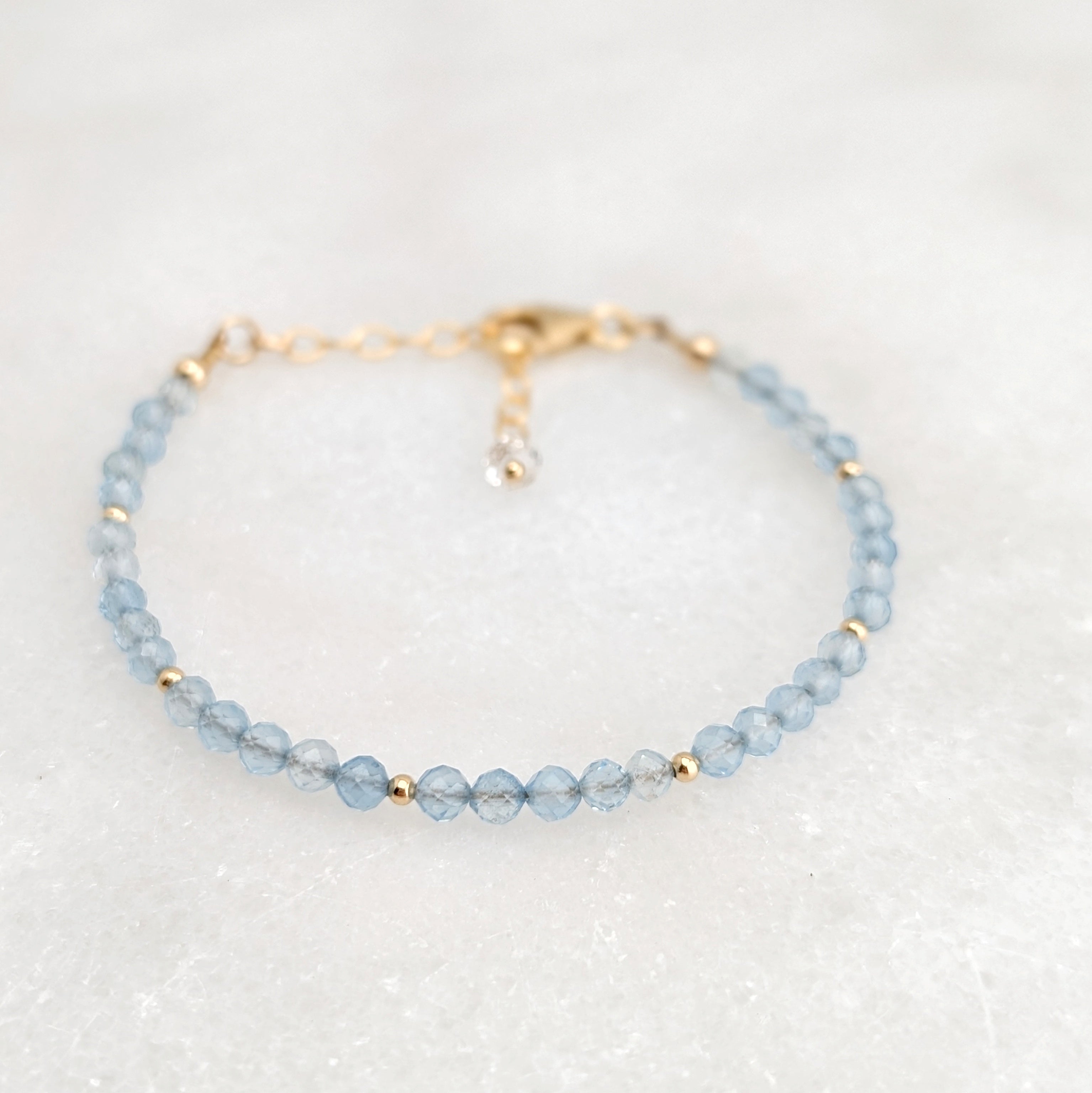 Aquamarine Calm Tranquility Luxe Bracelet