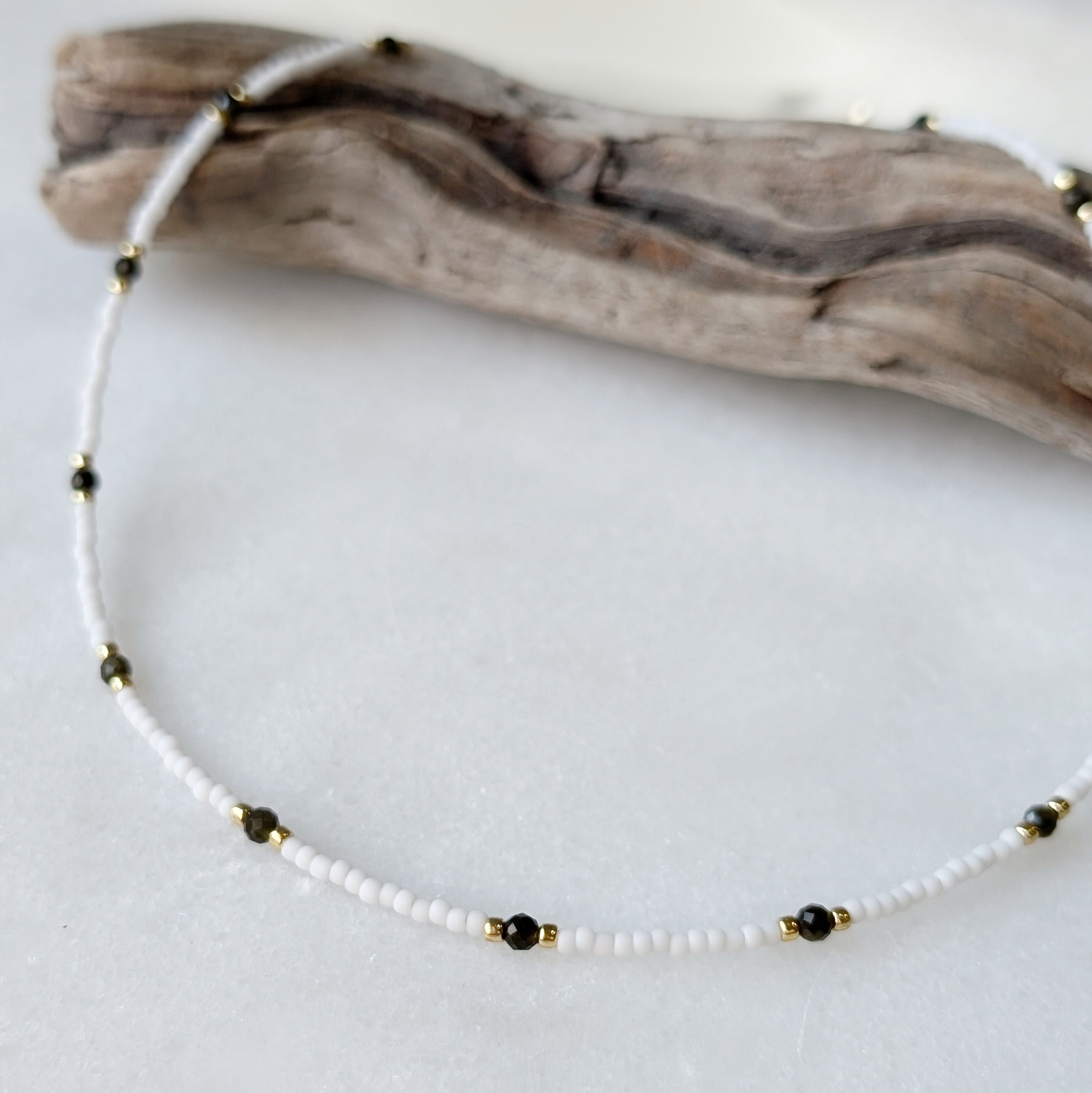 Golden Obsidian Protective Necklace