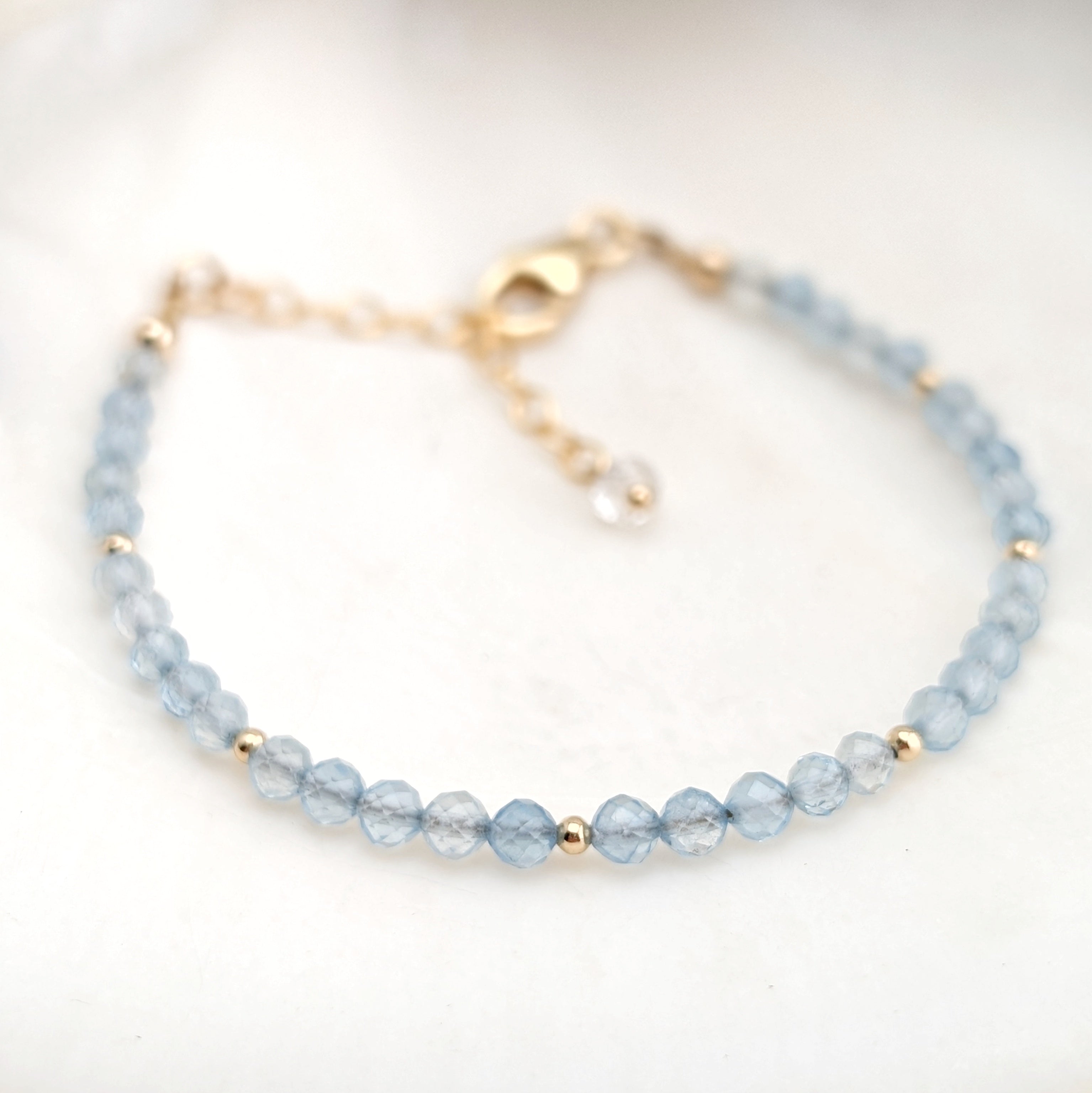 Aquamarine Calm Tranquility Luxe Bracelet