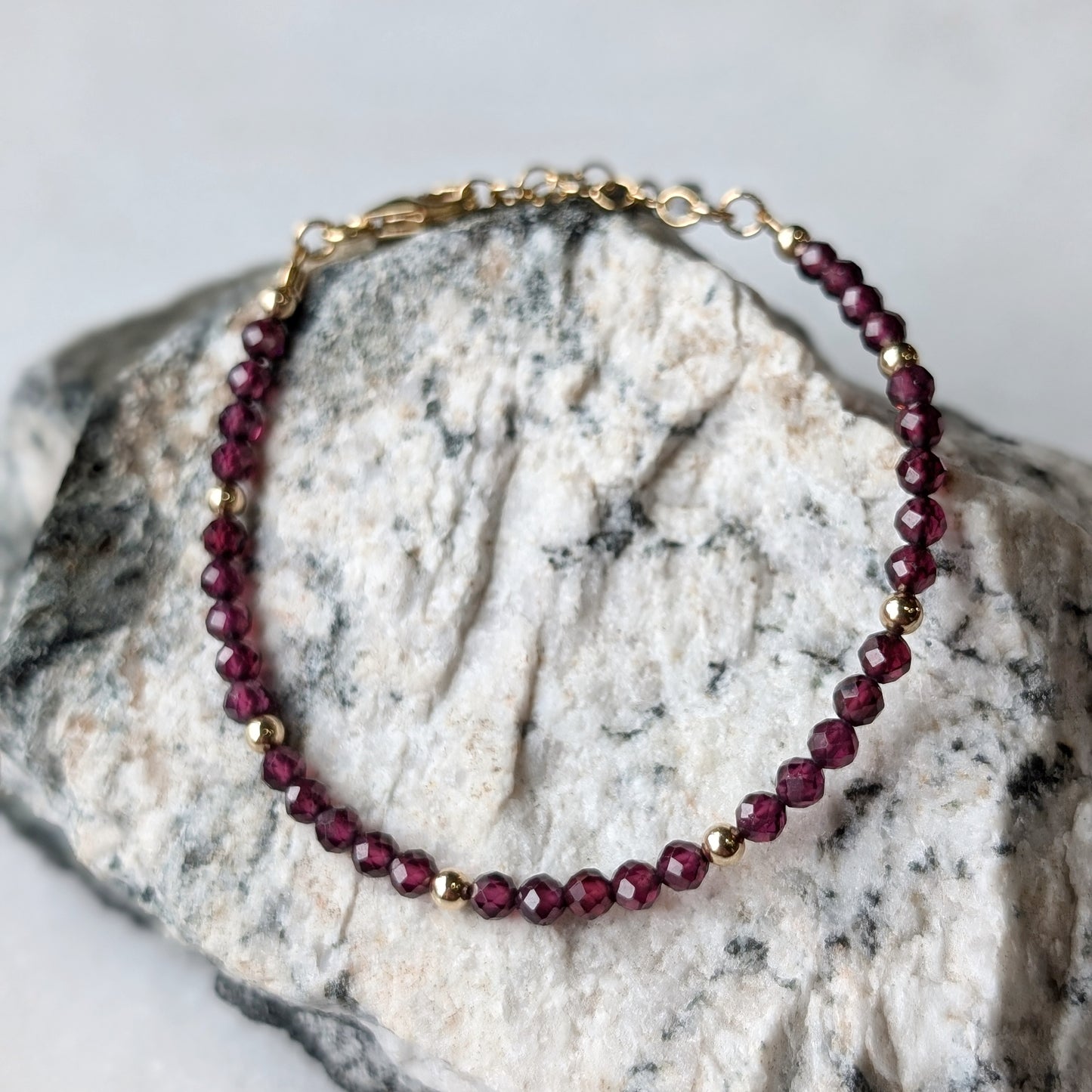 Garnet Luxe Bracelet