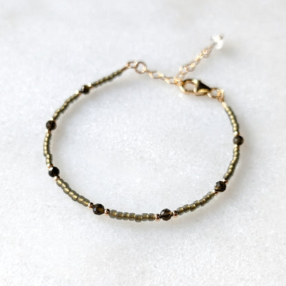 Golden Obsidian Sage Mulit Grounding Bracelet