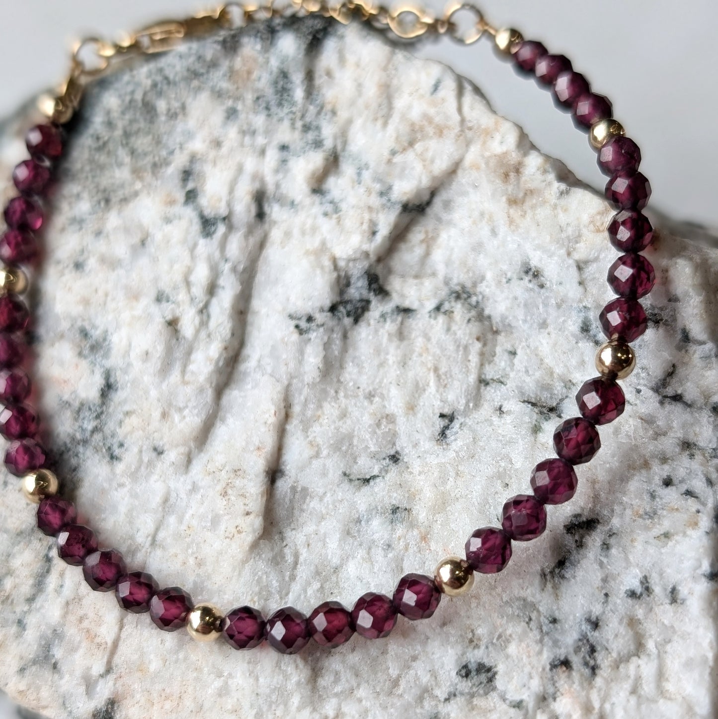 Garnet Luxe Bracelet