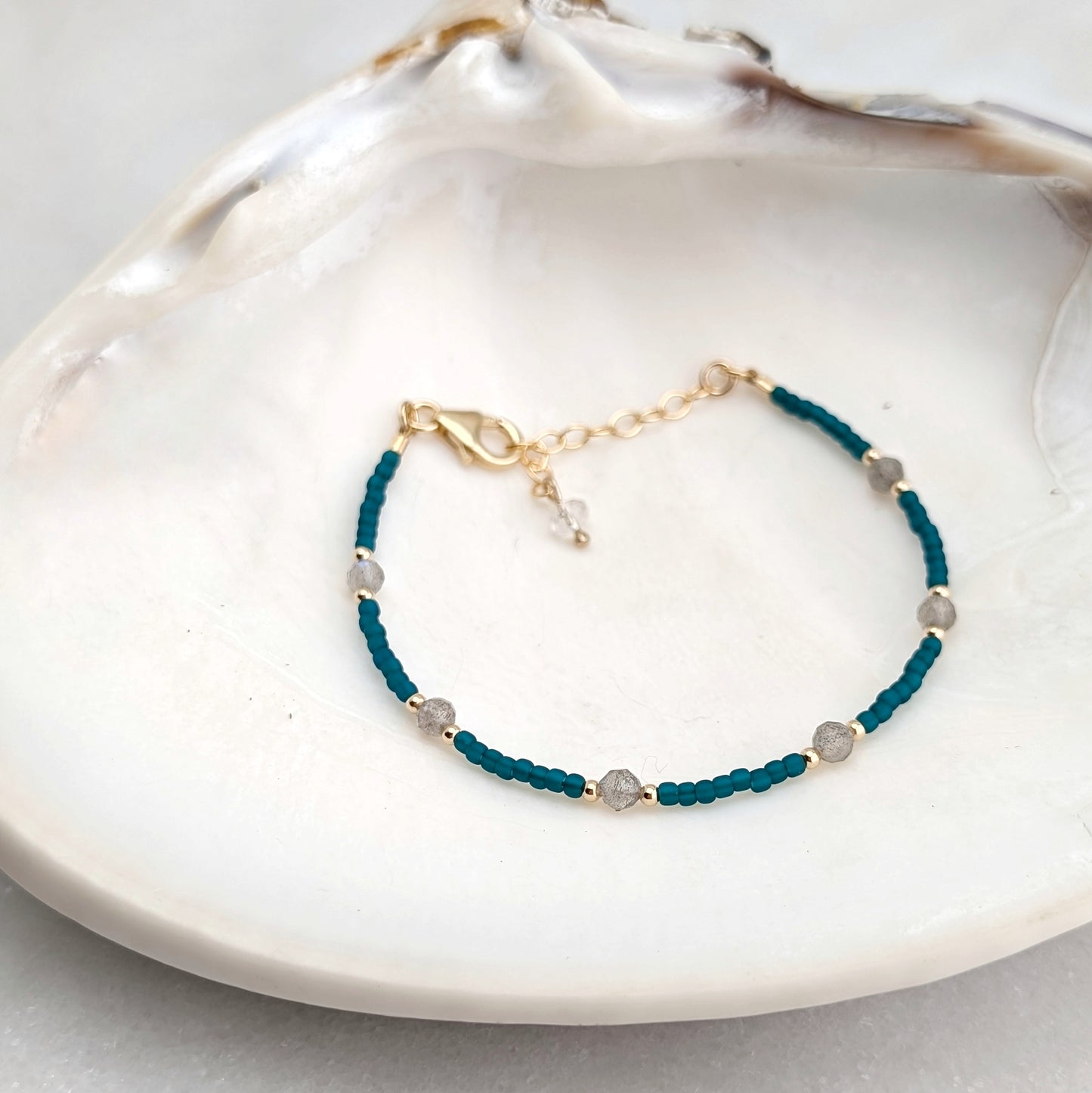 Labradorite Teal Waters Bracelet