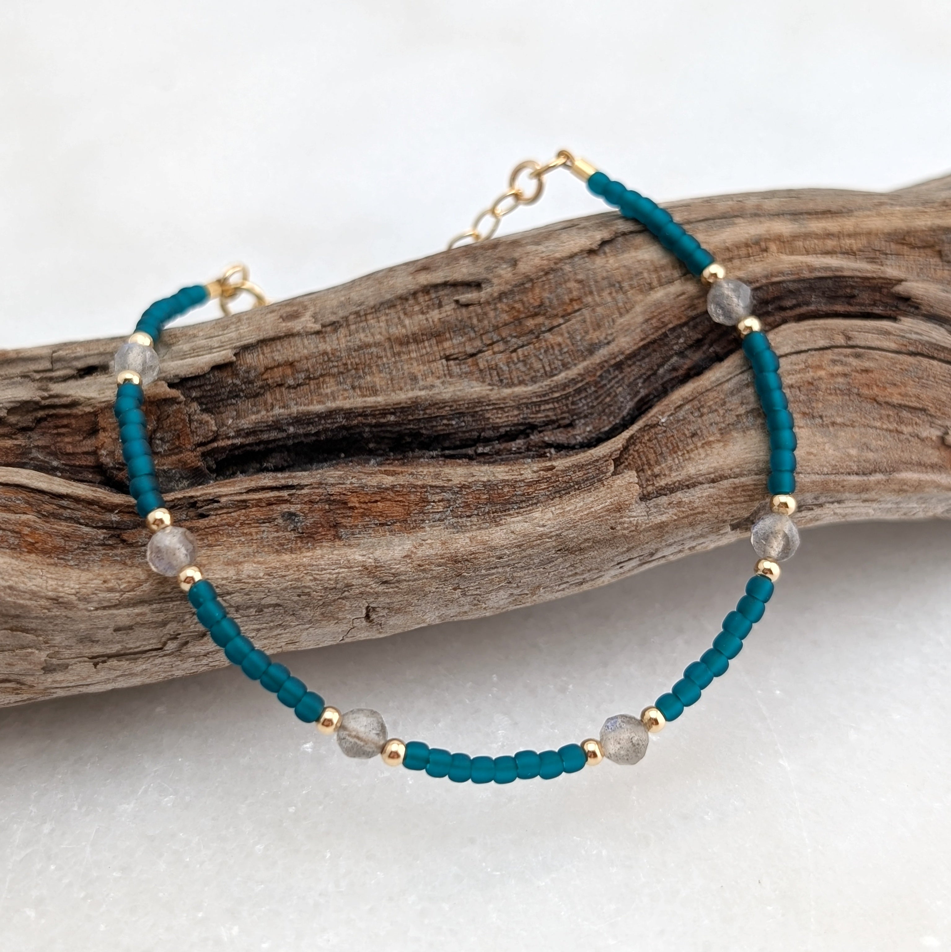 Labradorite Teal Waters Bracelet