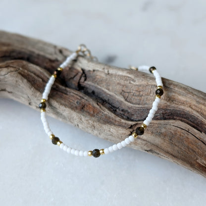 Golden Obsidian Protective Bracelet